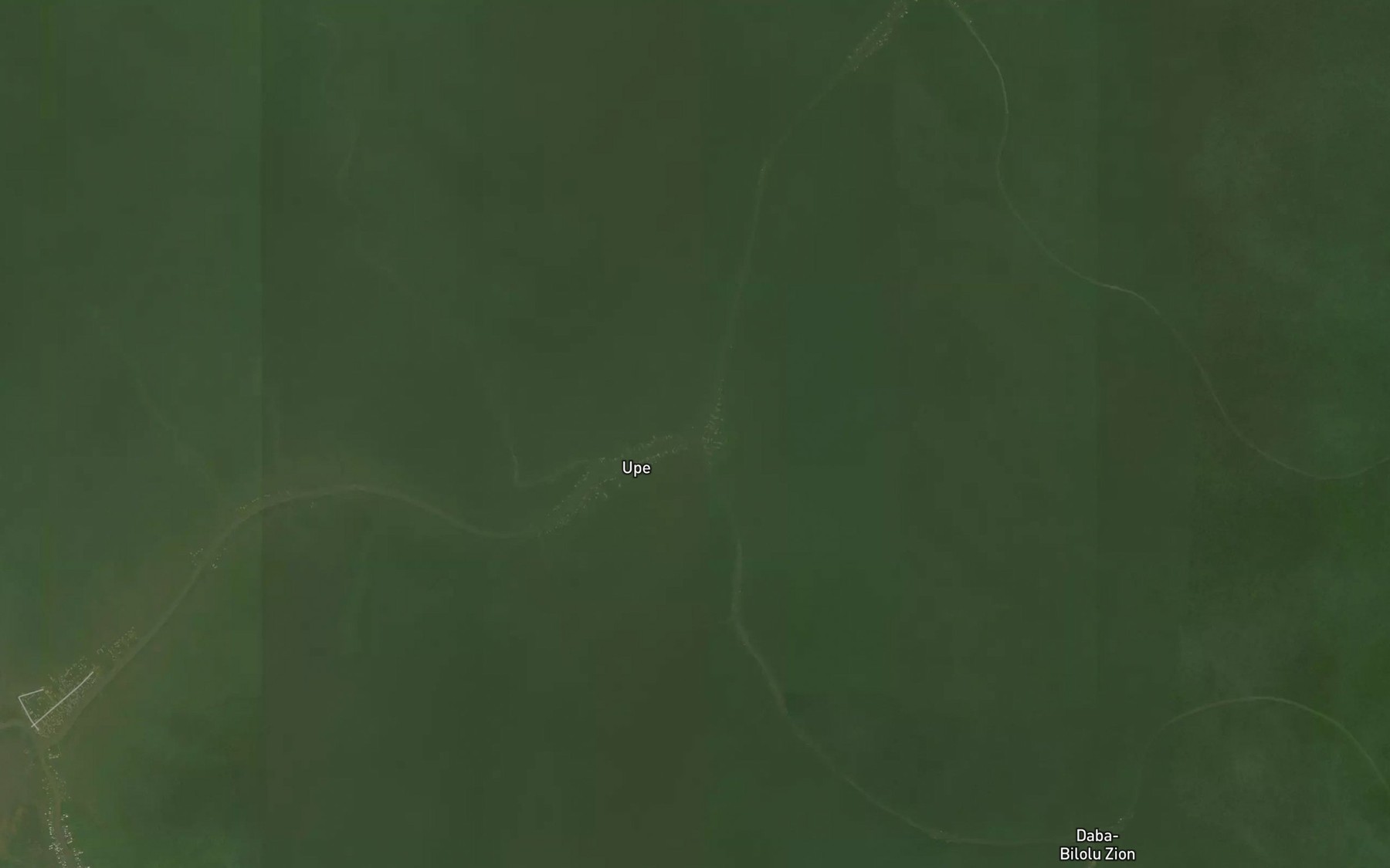 Satellite map of the Okubakuku Creek