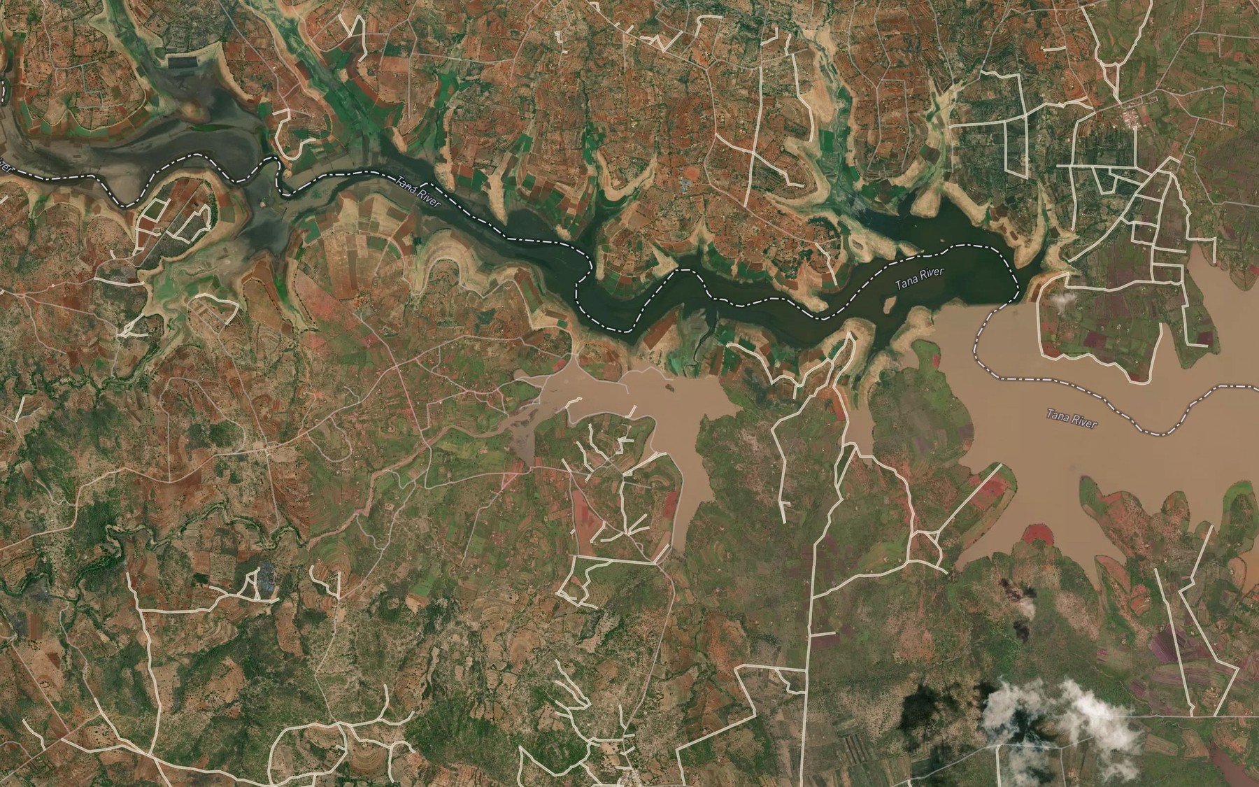 Satellite map of the Mayambogo