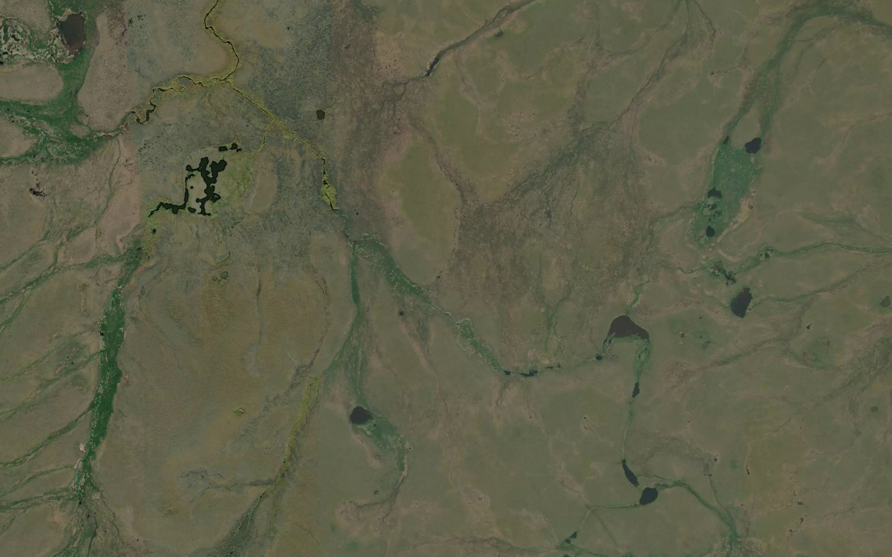 Satellite map of the Fairhaven Ditch