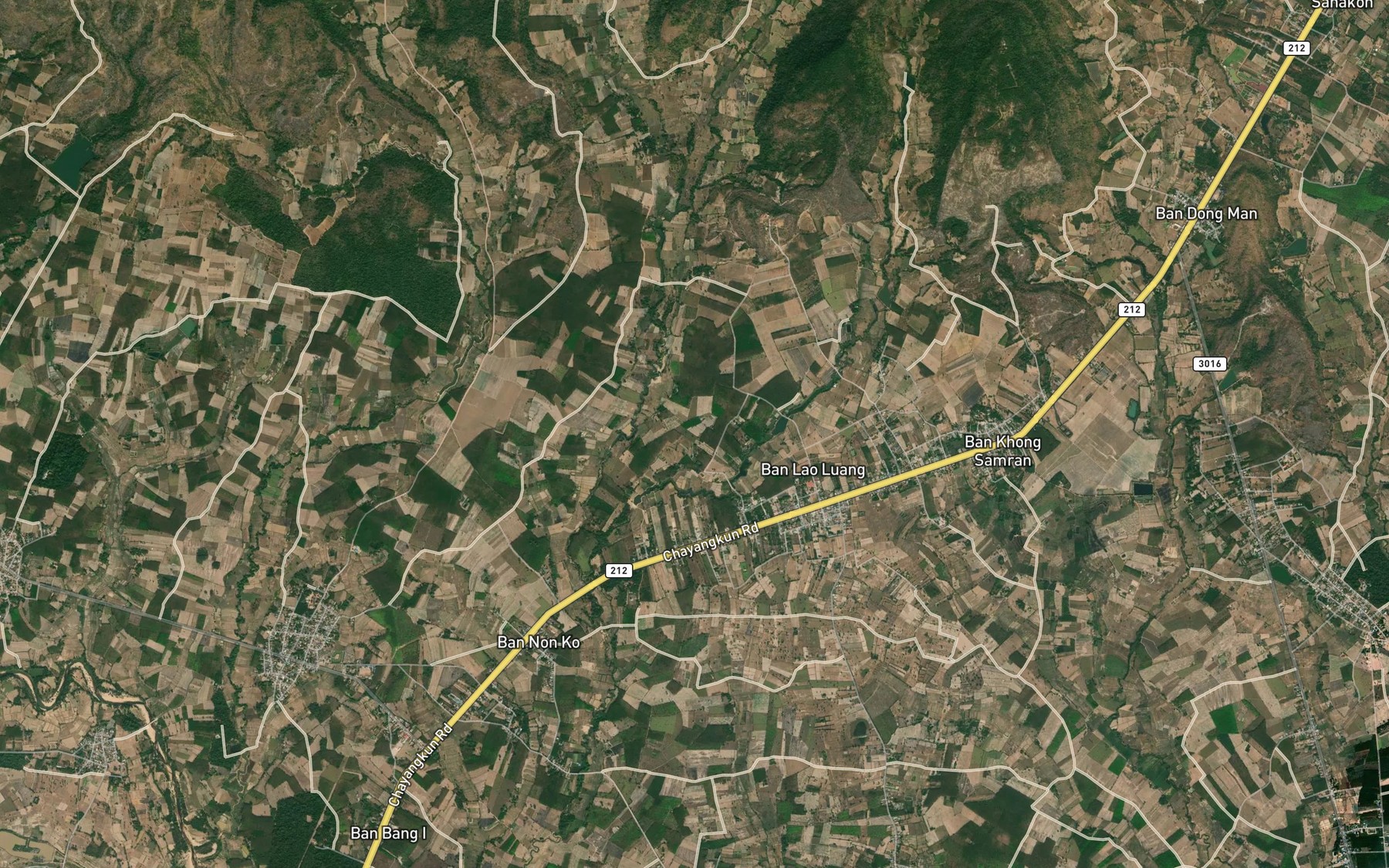 Satellite map of the Ang Kep Nam Huai Sai