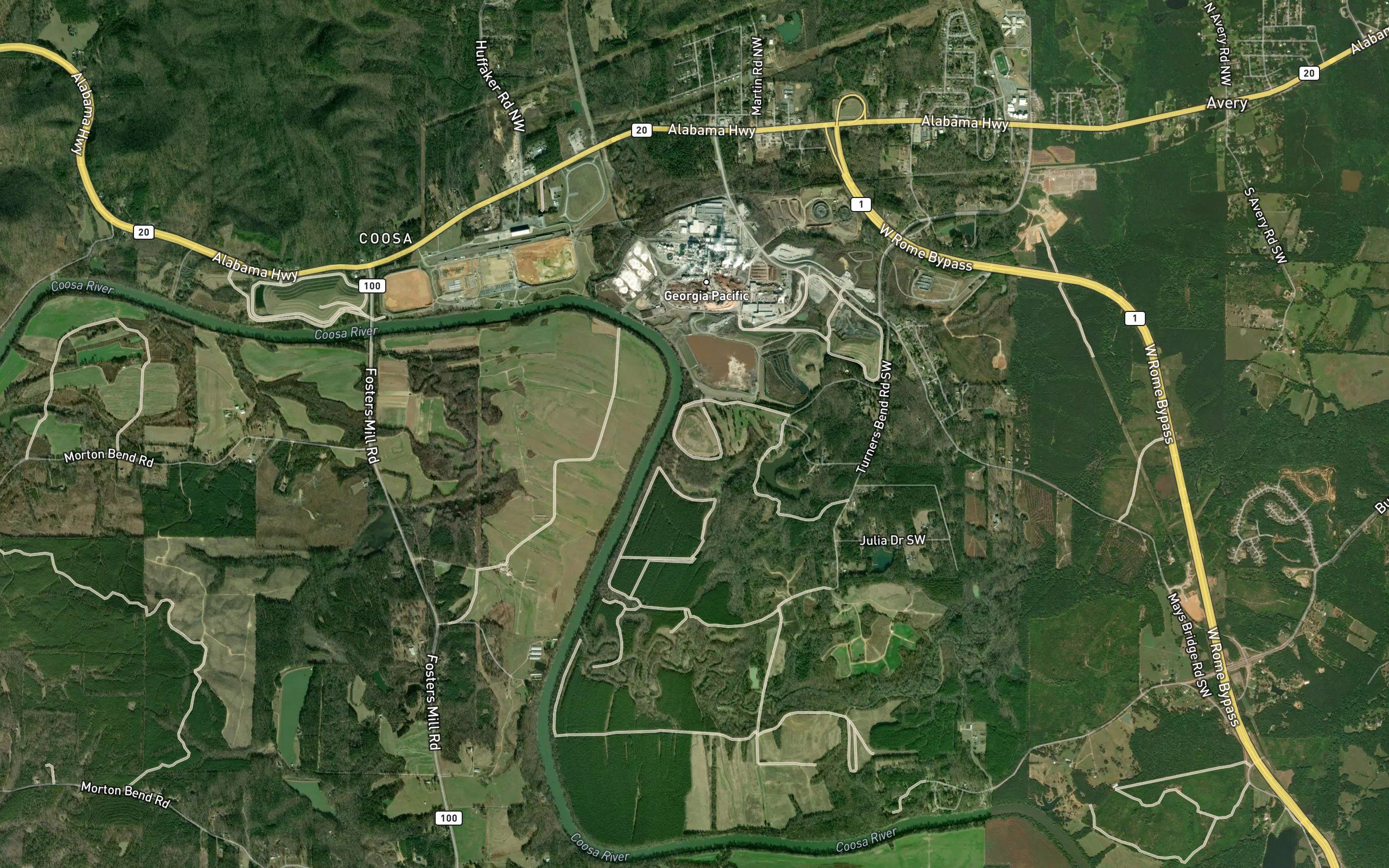 Kraft Industrial Waste Pond