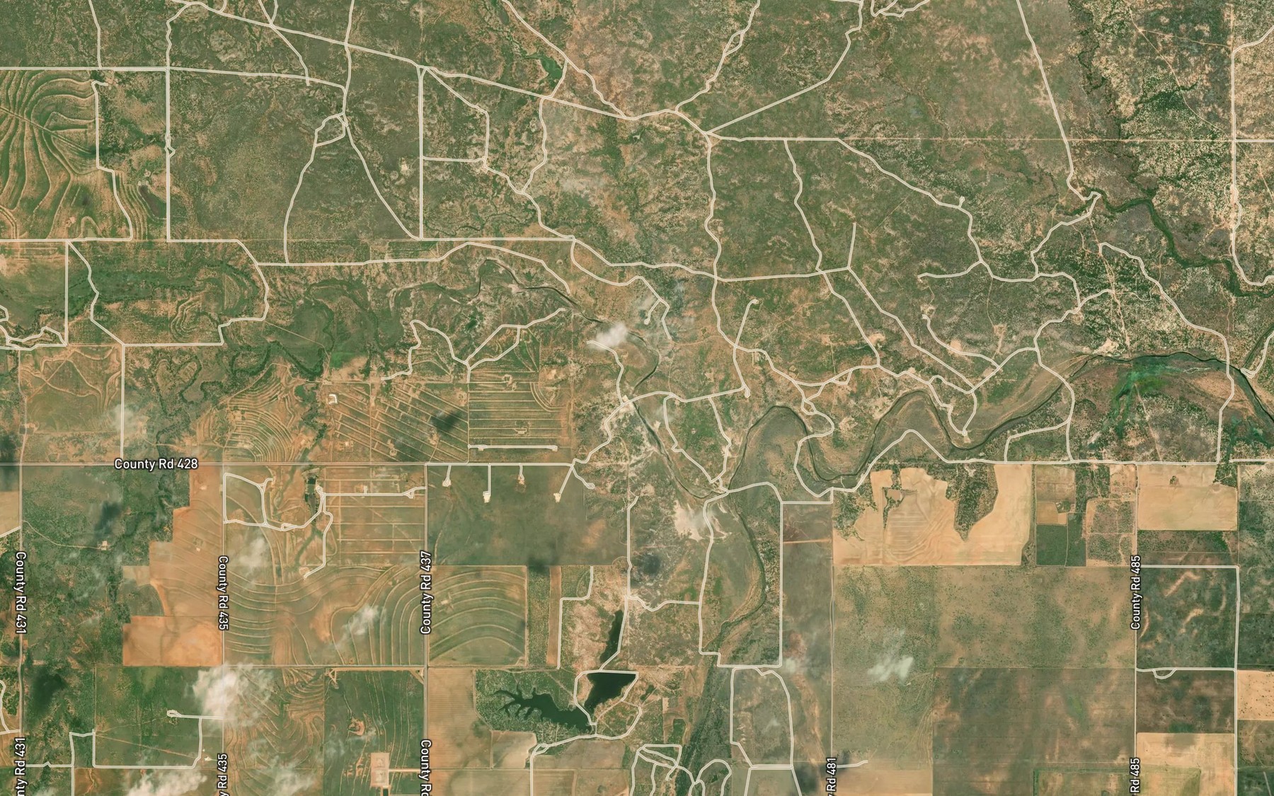 Satellite map of the Salt Spring