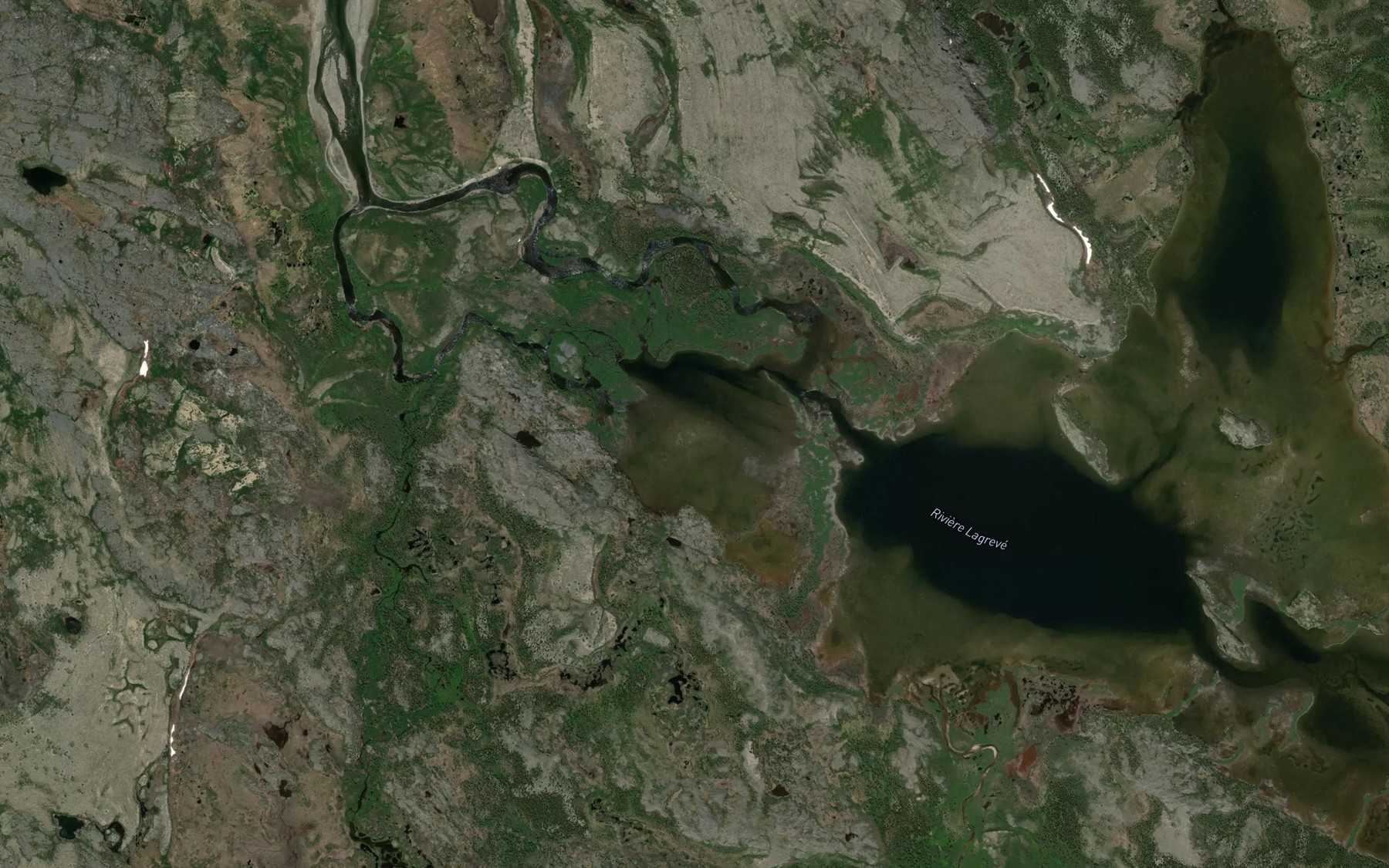 Satellite map of the Lac Isiuralittaalik