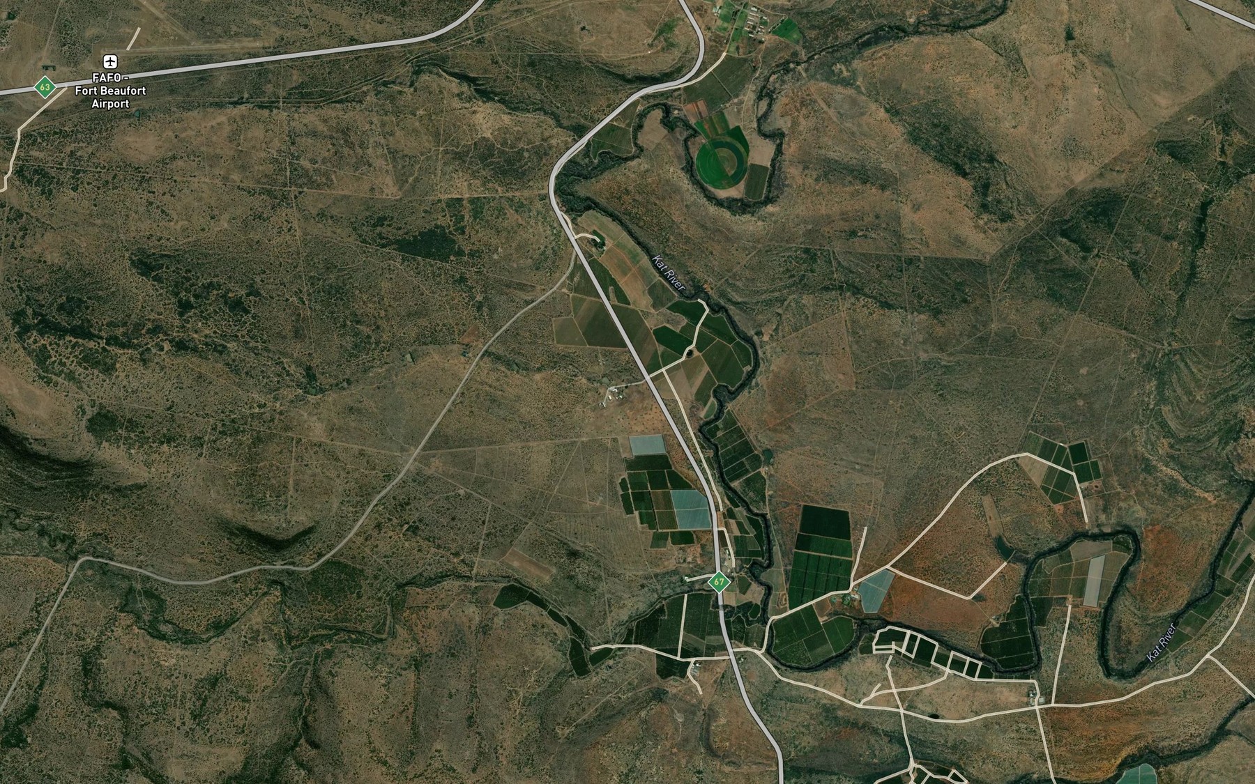 Satellite map of the Klu Klu