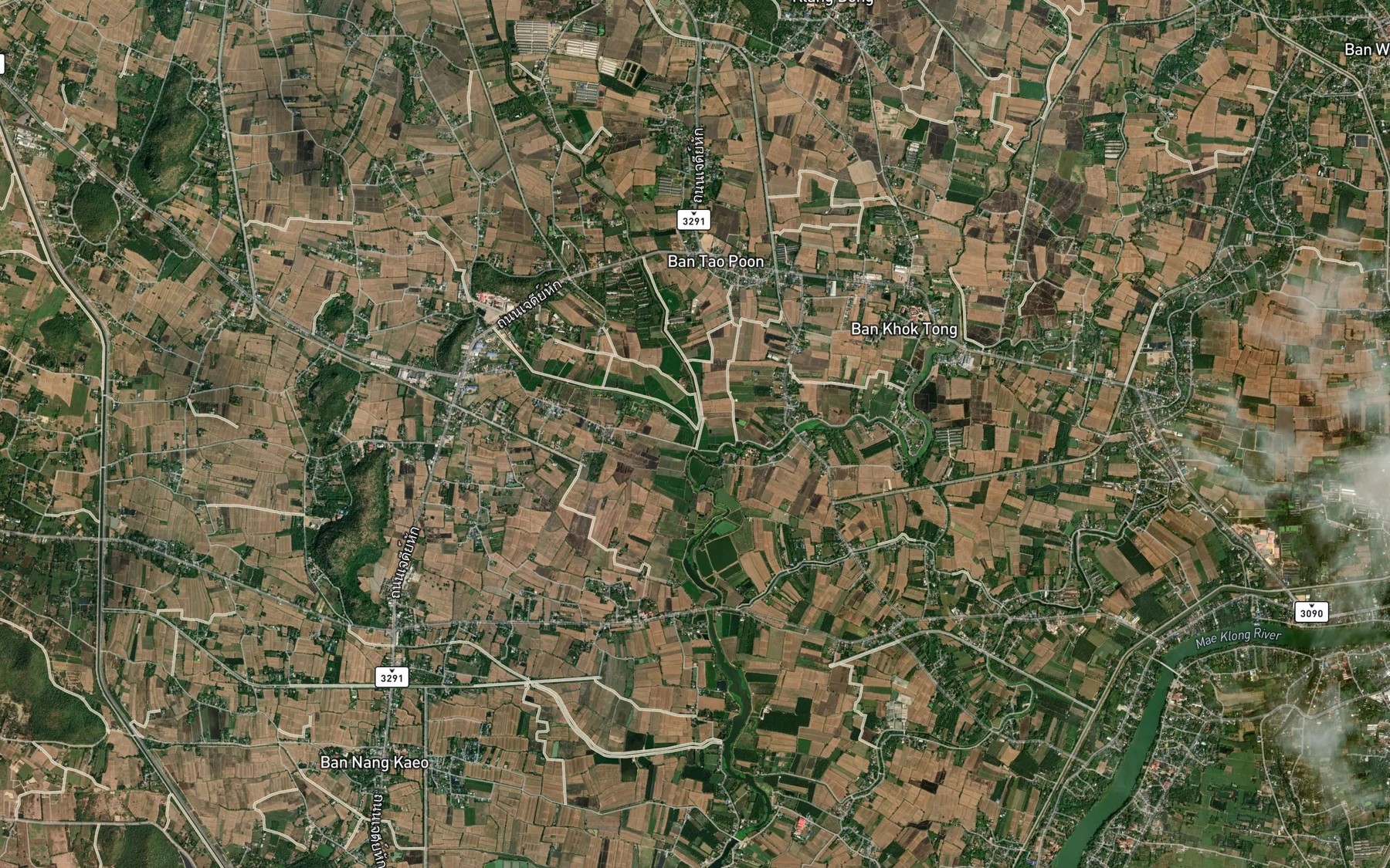 Satellite map of the Huai Klang