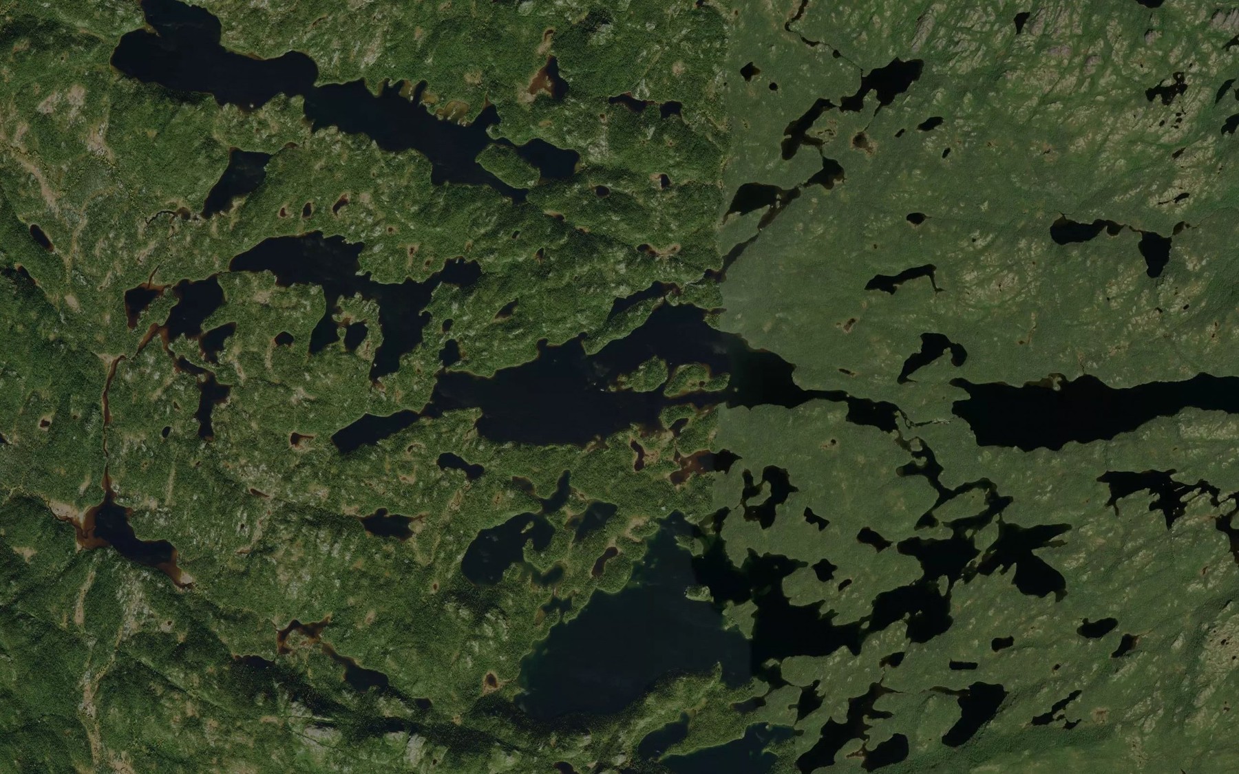 Satellite map of the Lac Barbara
