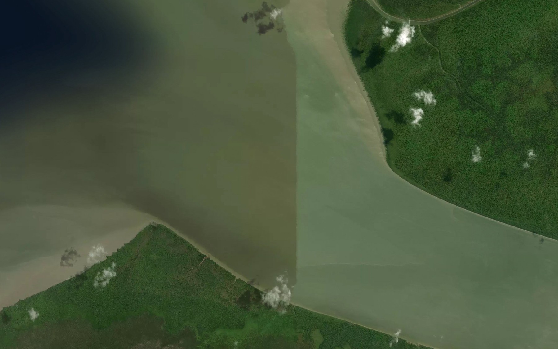 Satellite map of the Sungai Yar