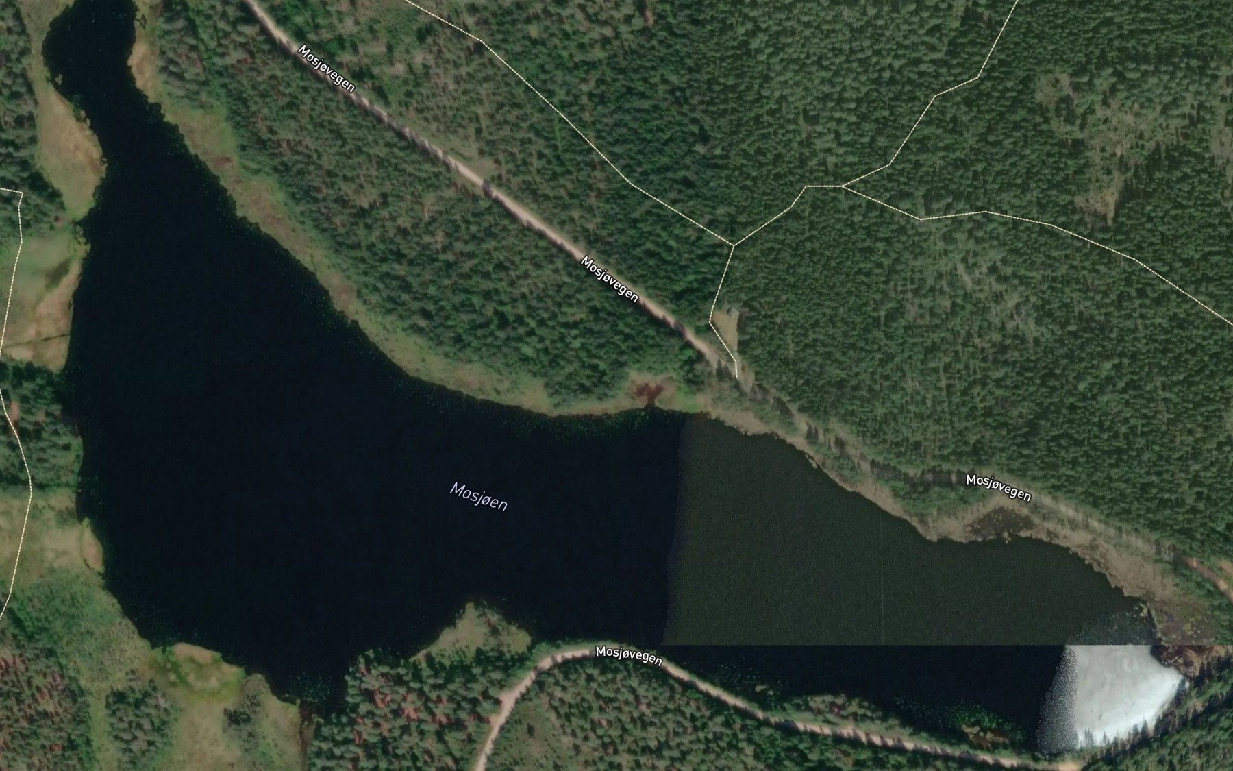 Satellite map of the Mosjoen