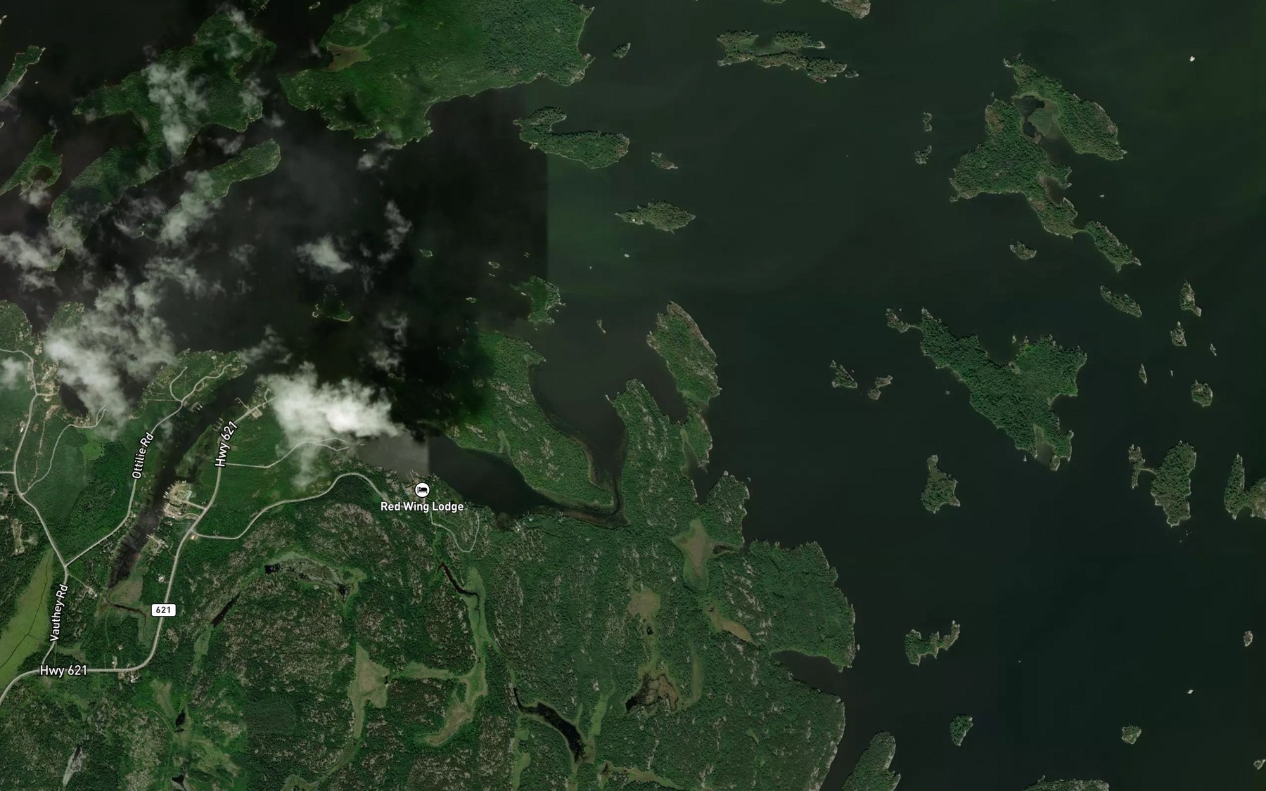 Satellite map of the Mather Reef
