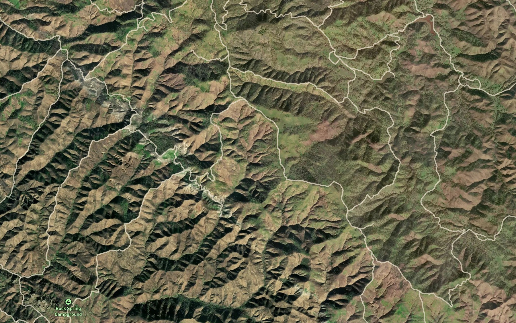 Satellite map of the Dutchman Spring