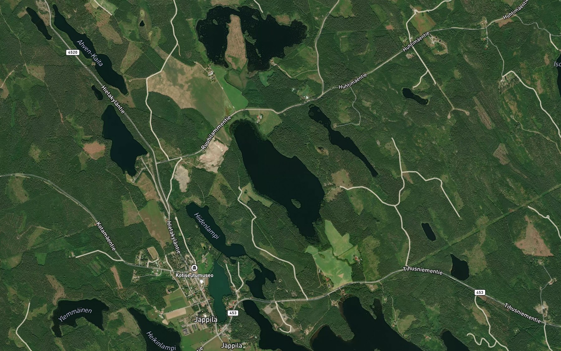 Satellite map of the Ala-Lyly