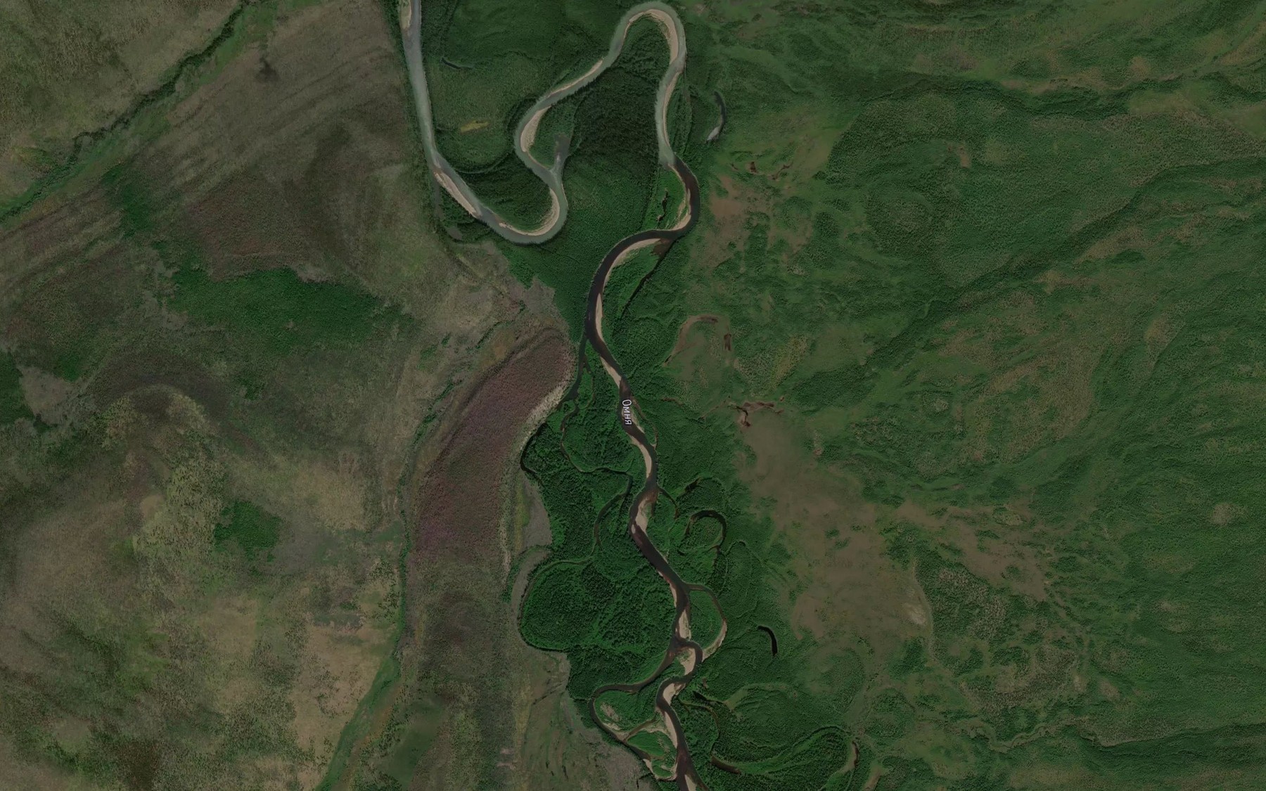 Satellite map of the Lappy