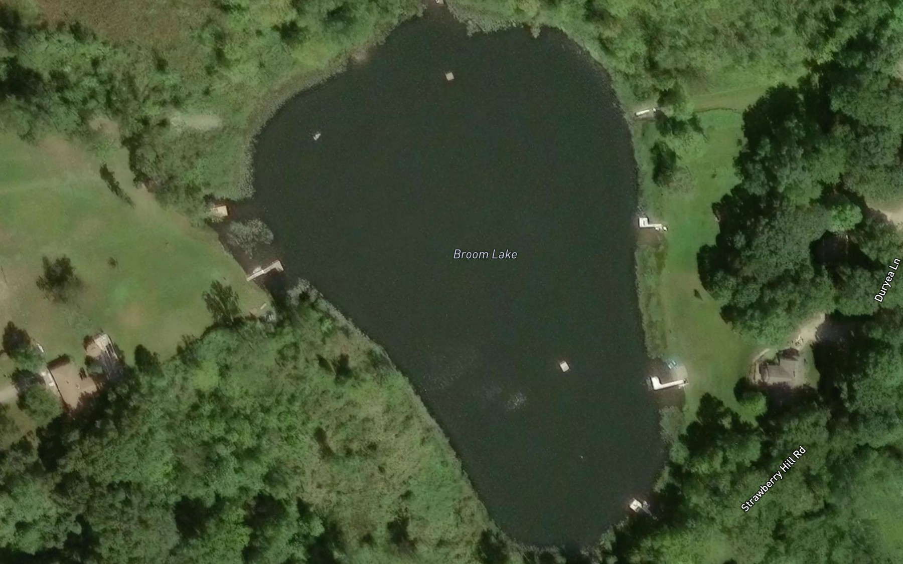 Satellite map of the Broom Lake