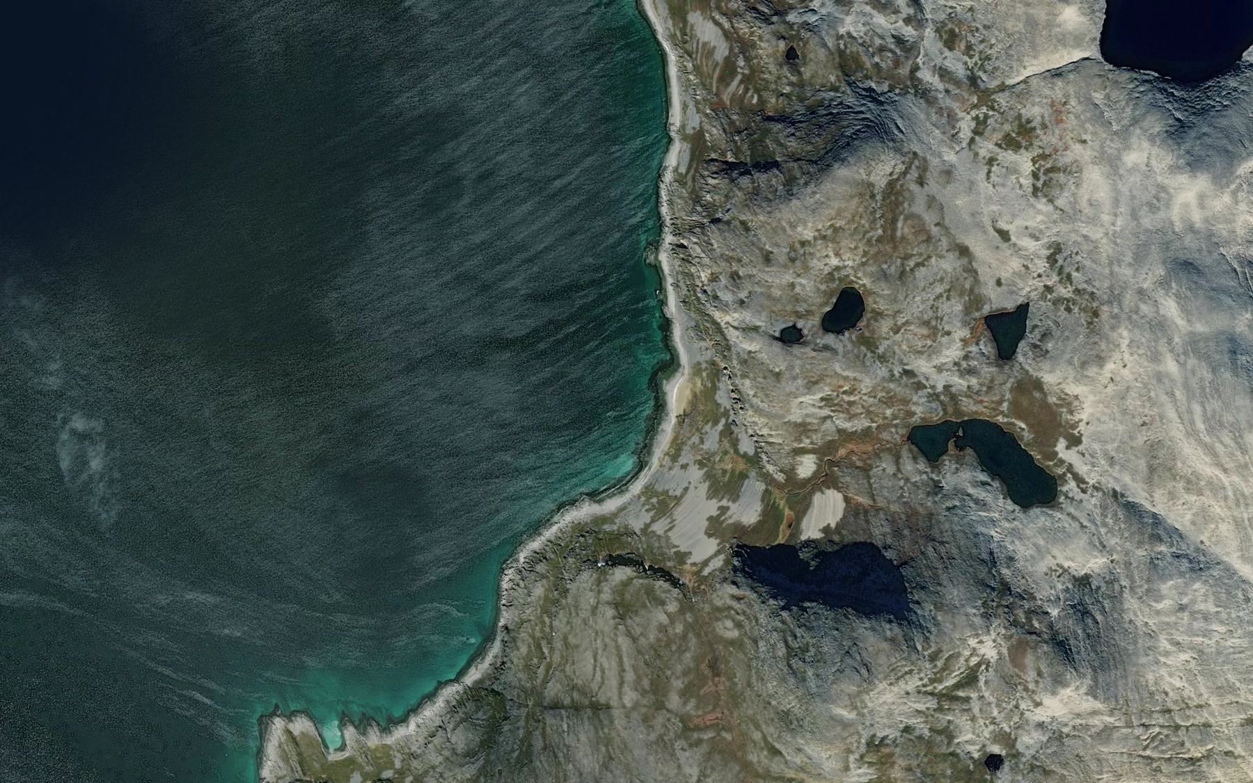 Satellite map of the Indre Sinkelvika