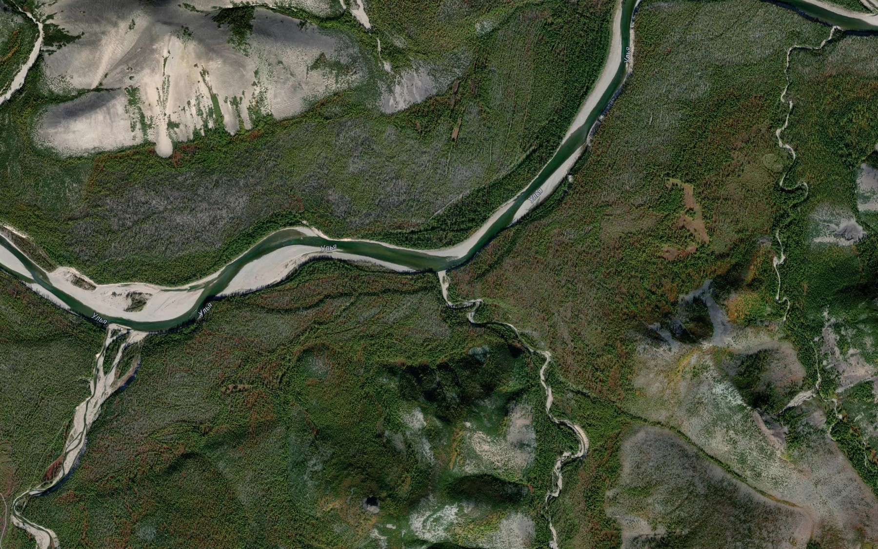 Satellite map of the Birokchan