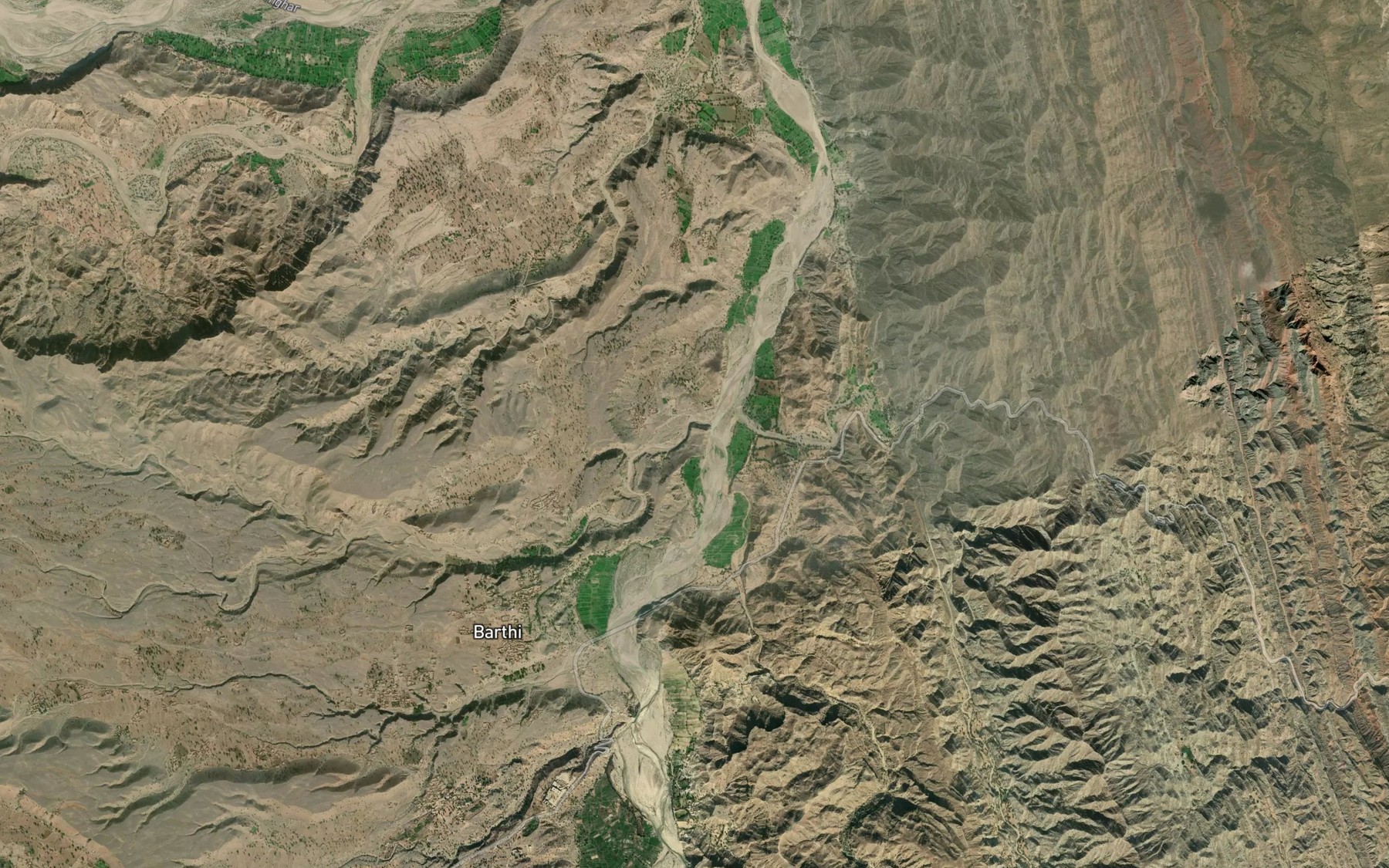 Satellite map of the Nagwan