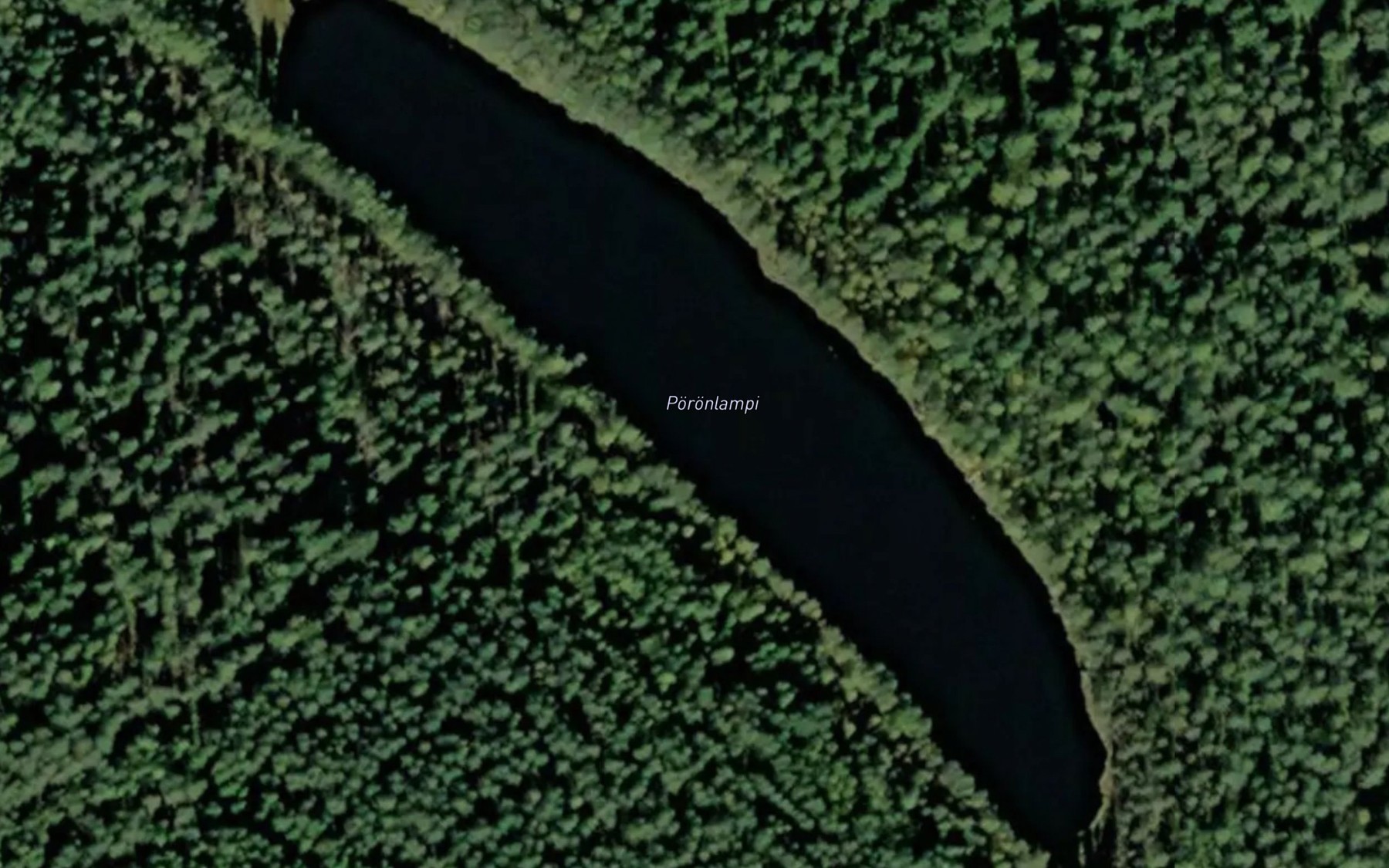 Satellite map of the Poronlampi