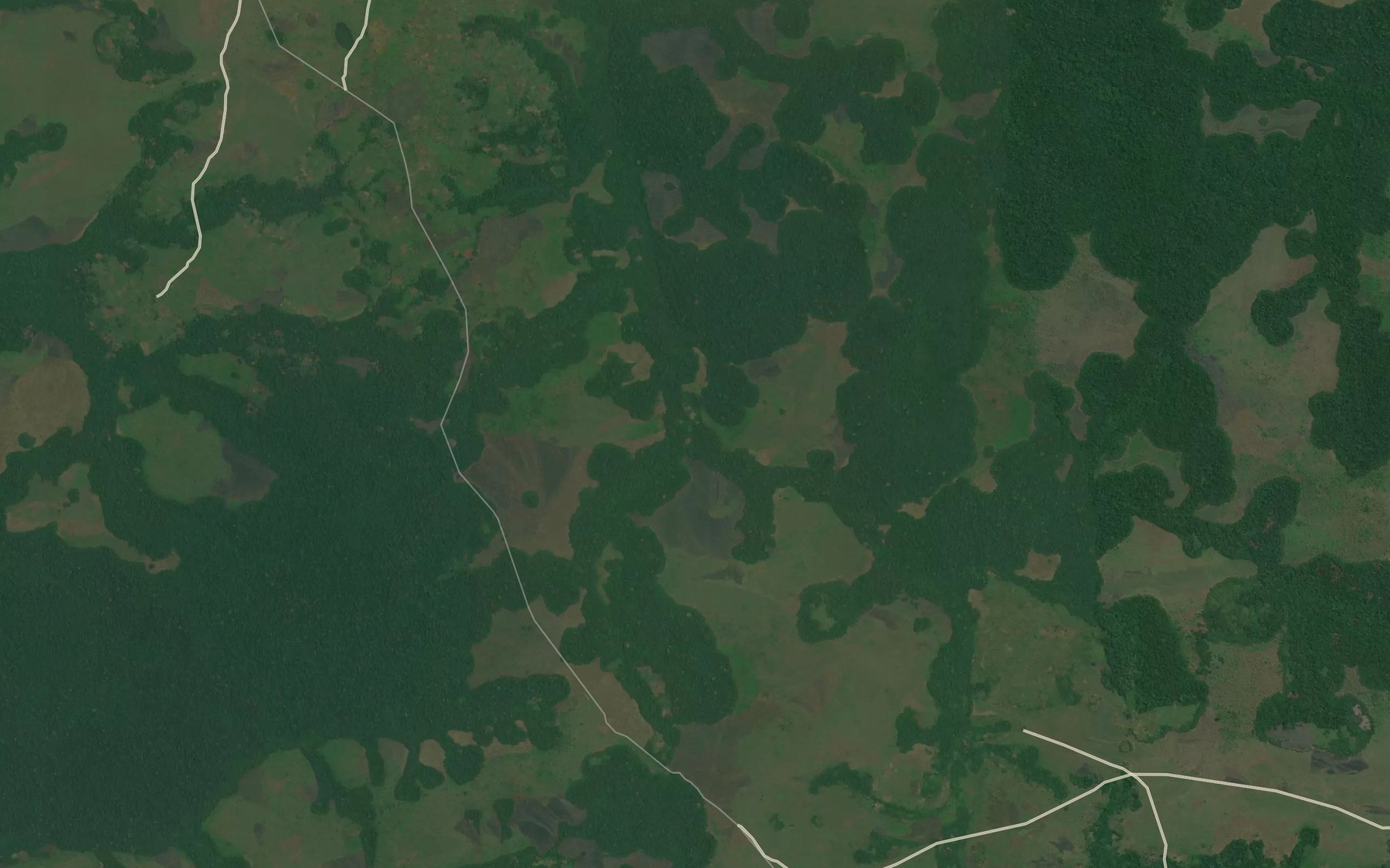 Satellite map of the Tshibi