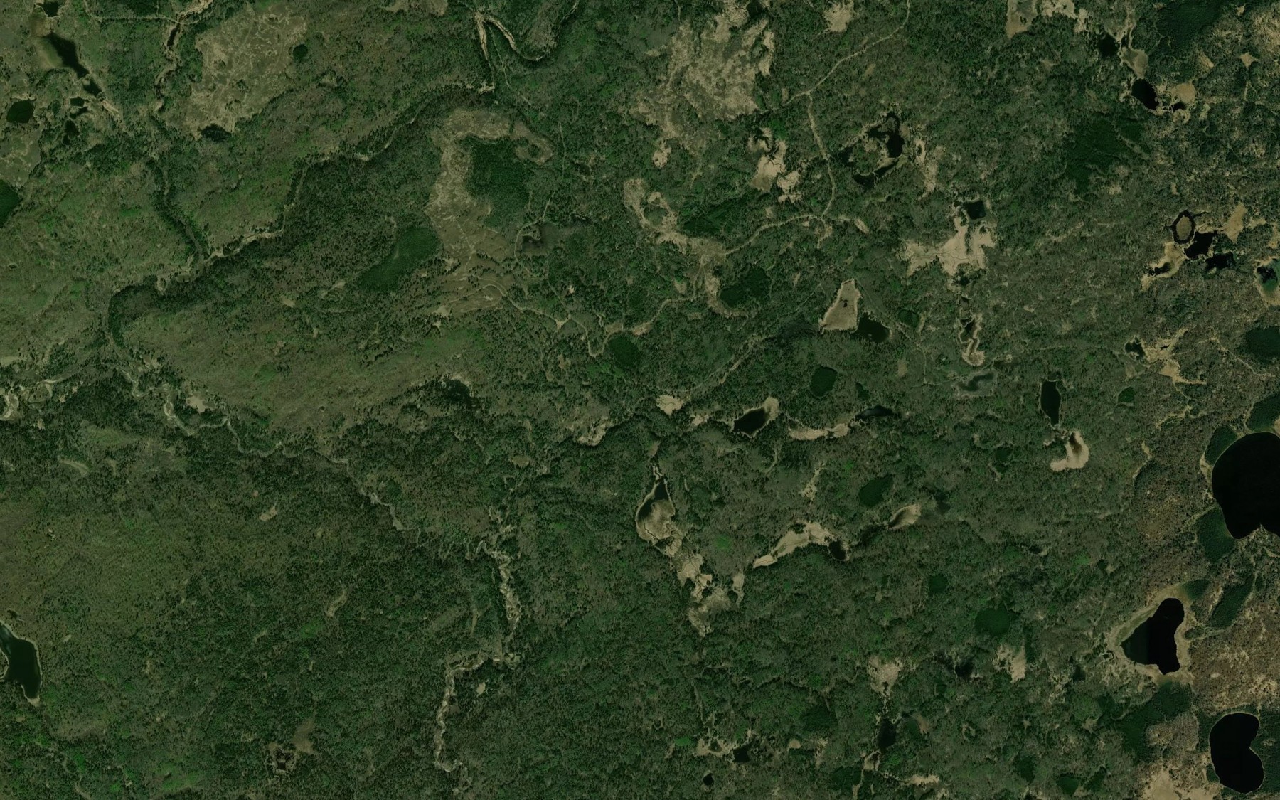 Satellite map of the Jamieson Creek