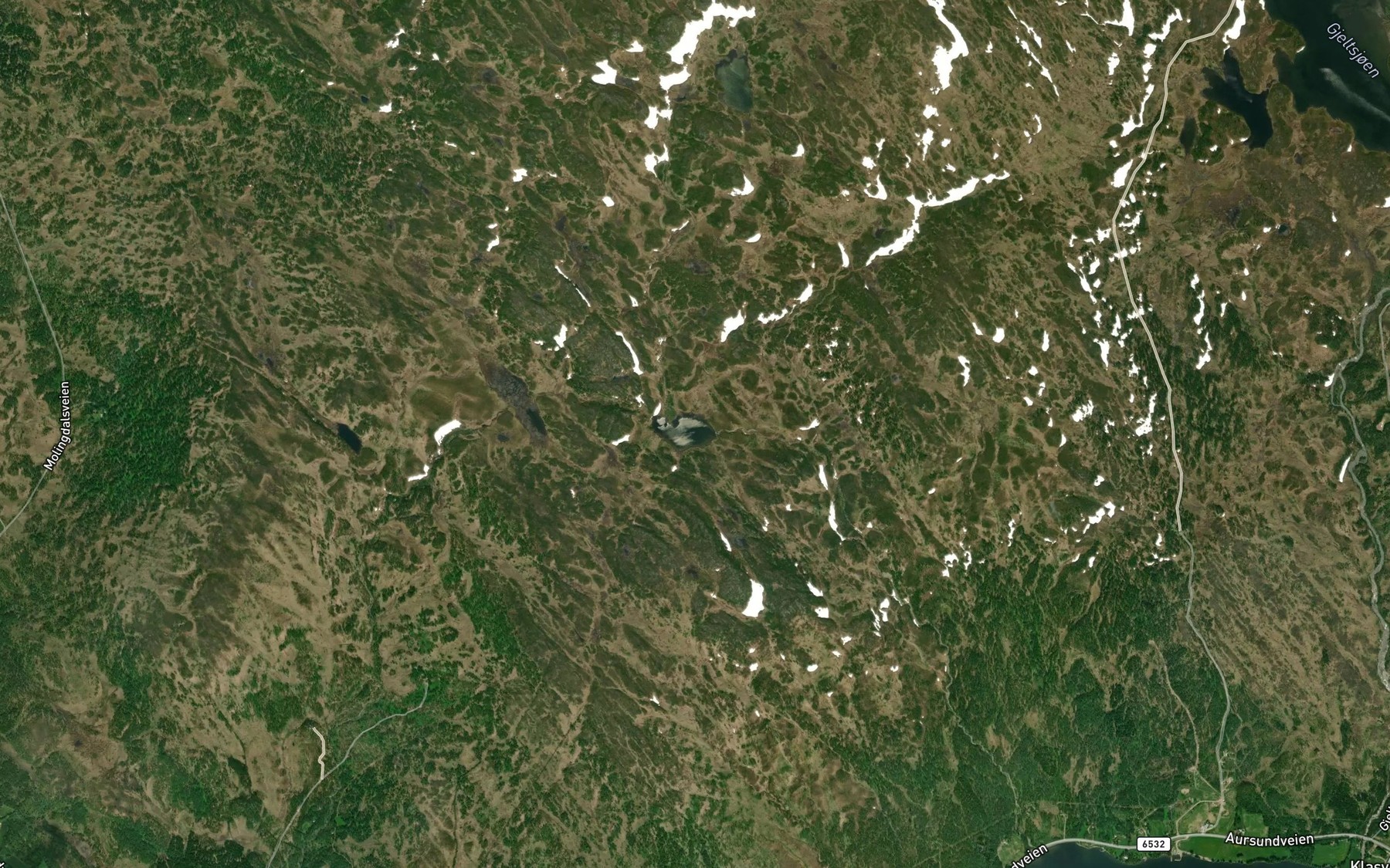 Satellite map of the Stenbutjorna,nedre