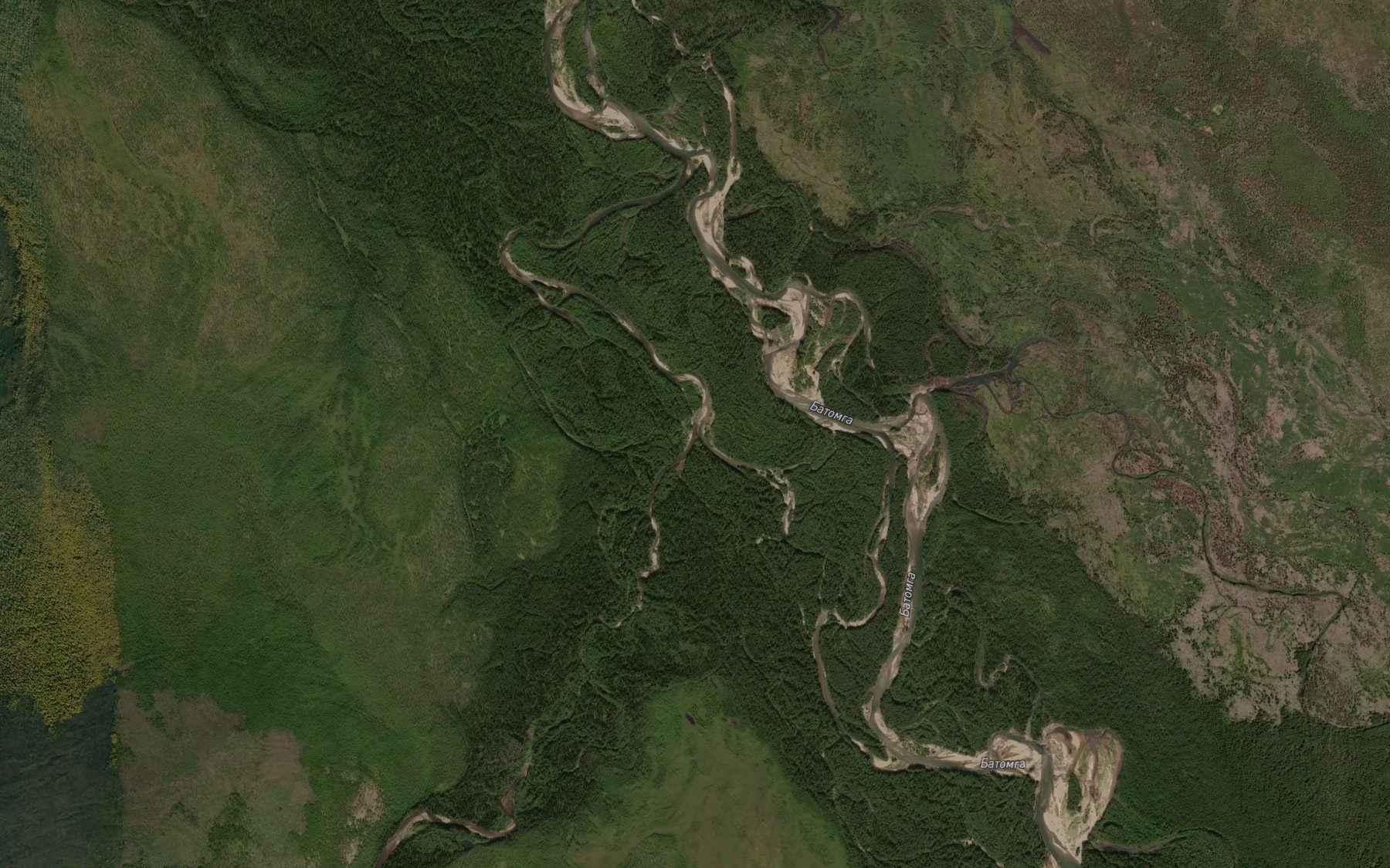 Satellite map of the Motara
