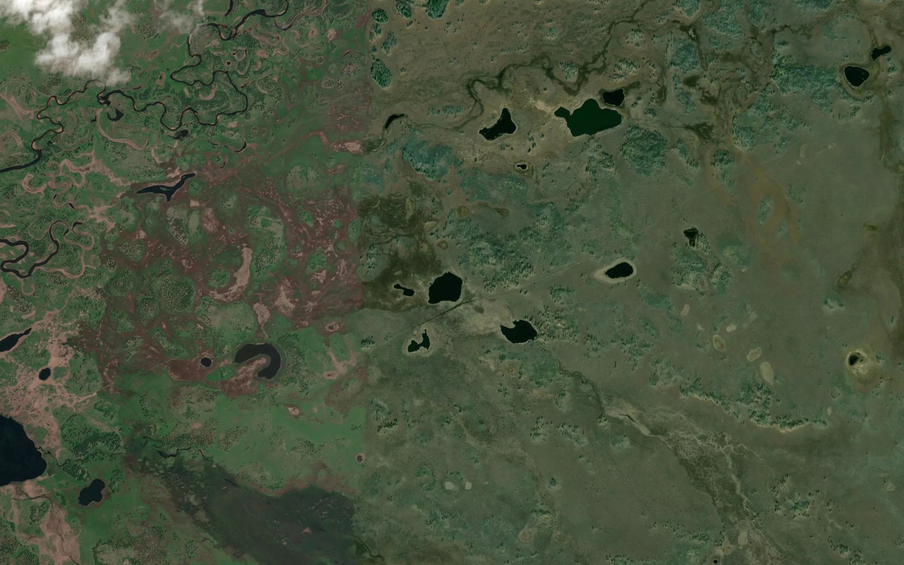 Satellite map of the Ozero Bulugunda