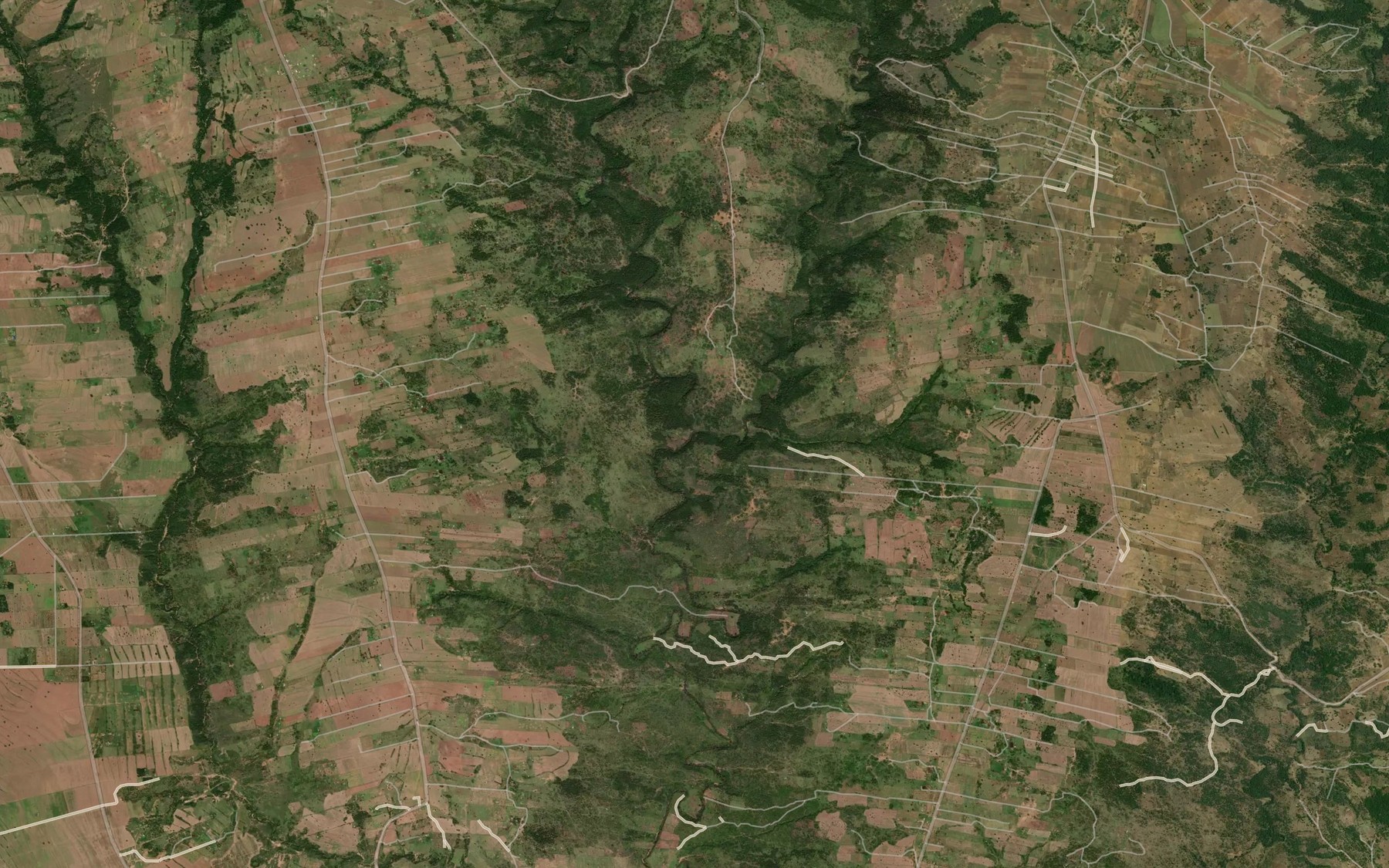 Satellite map of the Olokurto