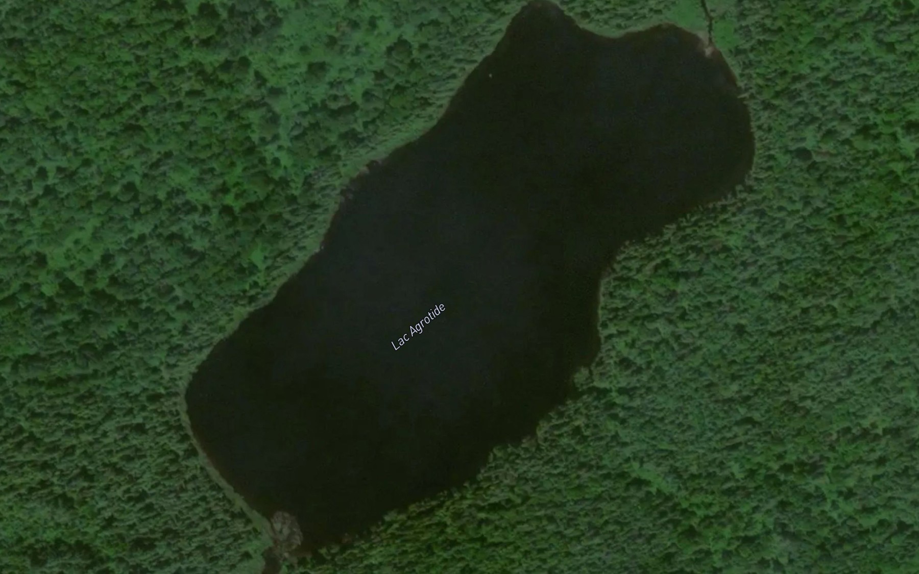 Satellite map of the Lac Agrotide