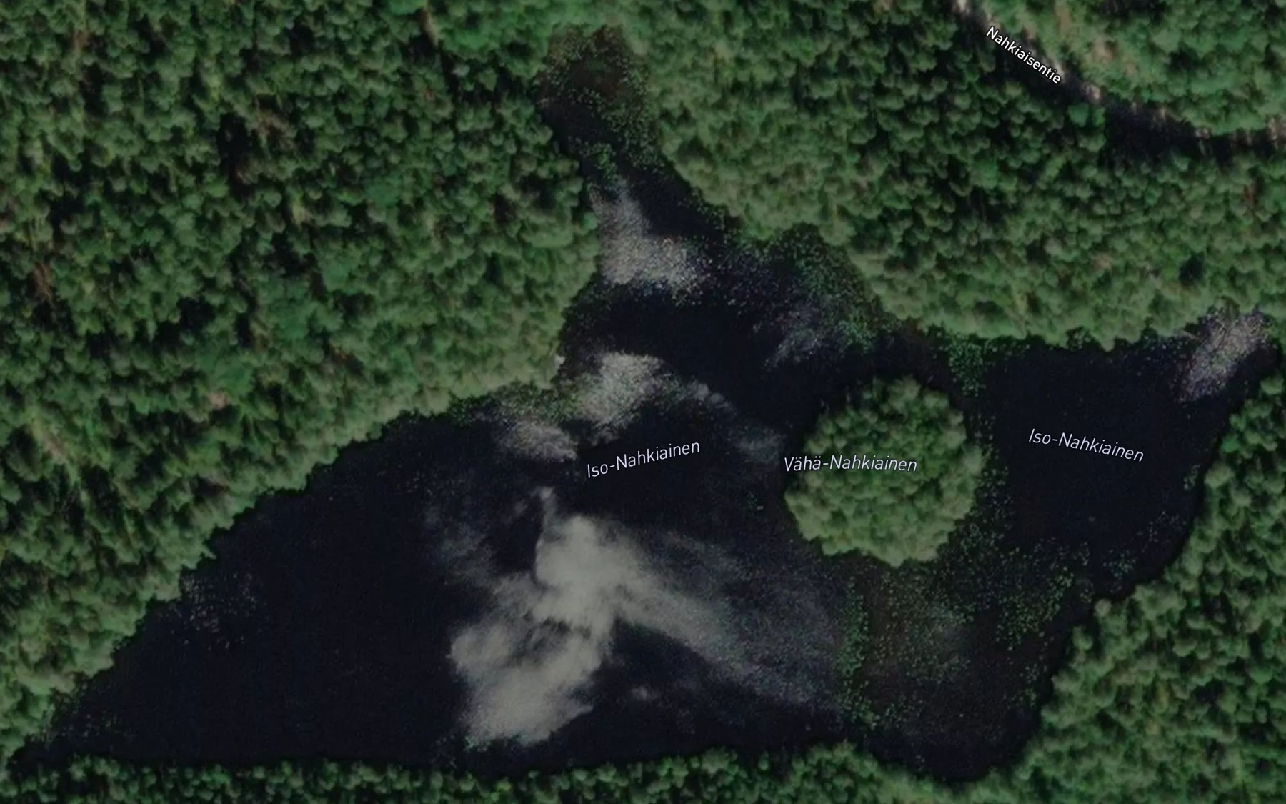 Satellite map of the Iso-Nahkiainen
