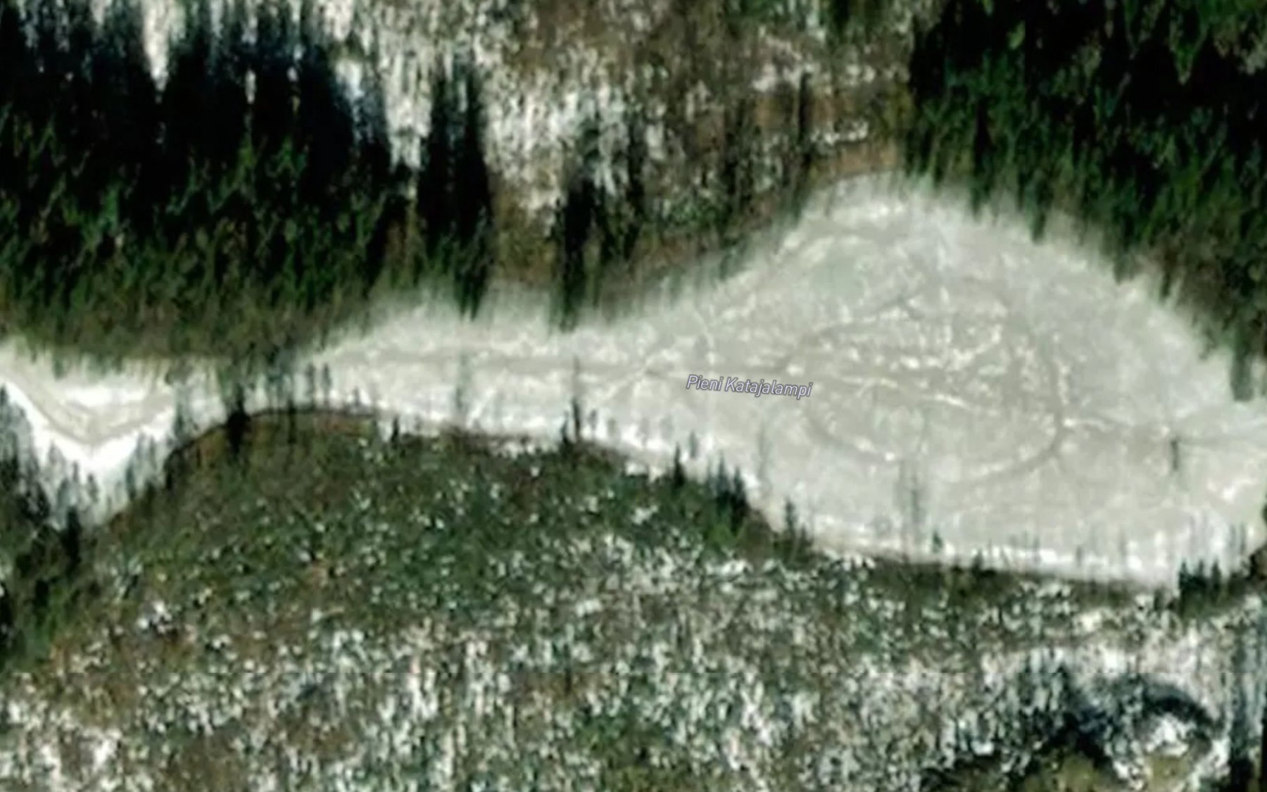 Satellite map of the Pieni Katajalampi
