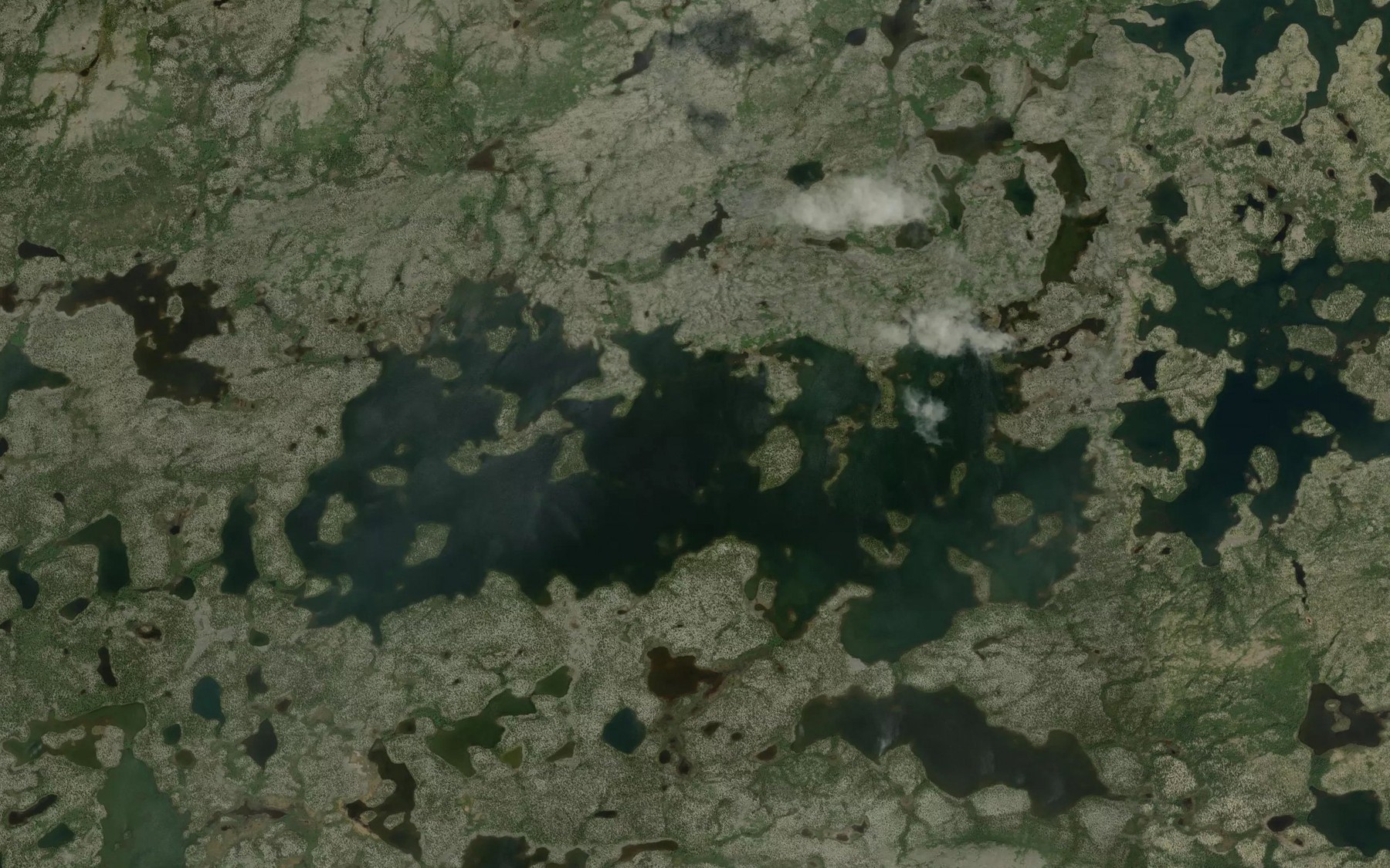 Satellite map of the Lac Kaupikupasi