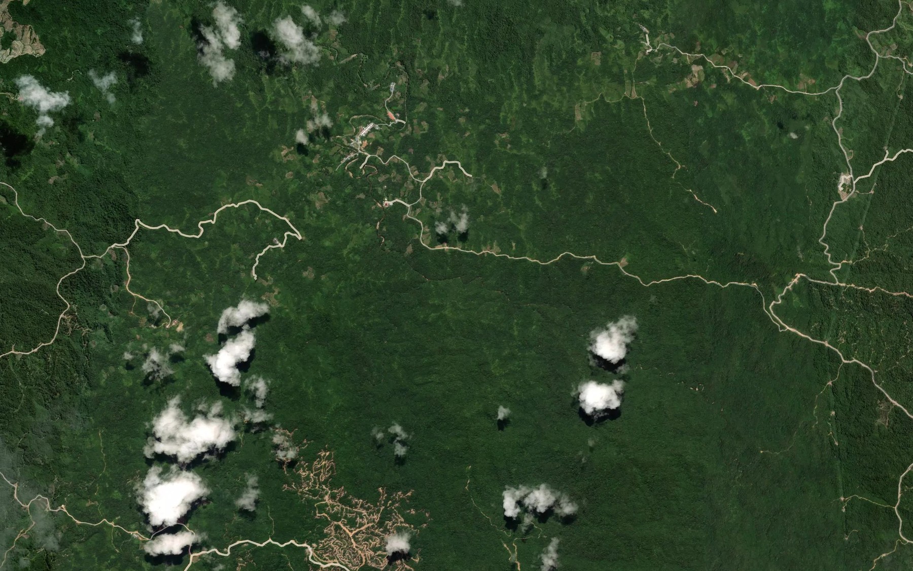 Satellite map of the Sungai Tabalangon