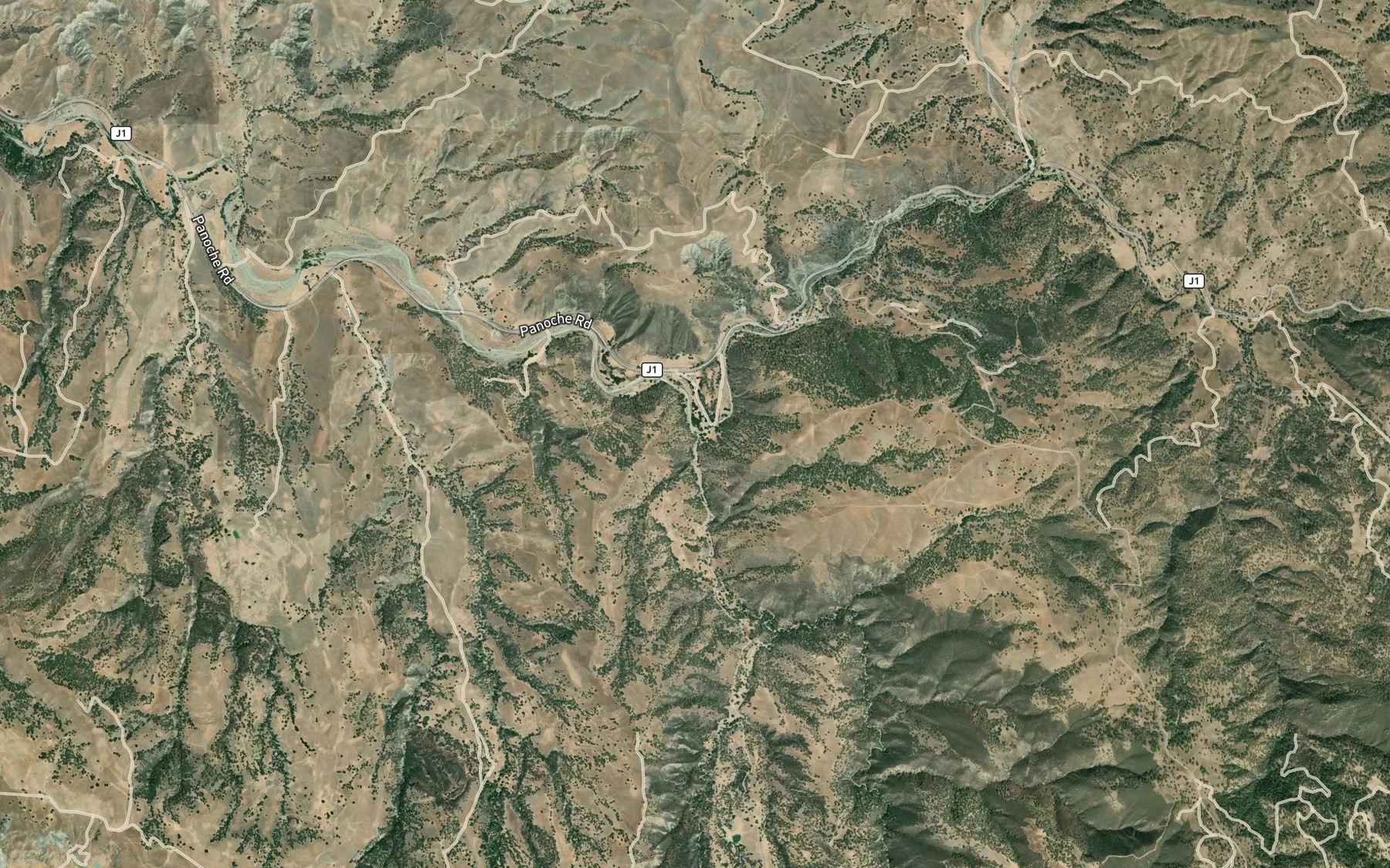 Satellite map of the Salt Creek