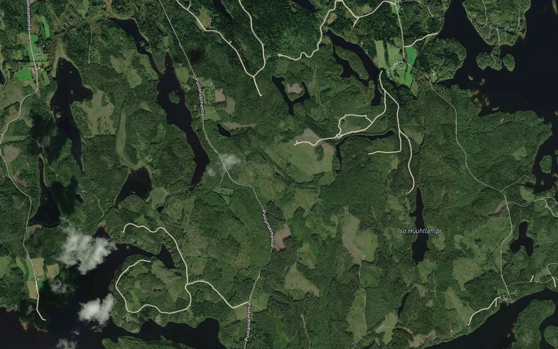 Satellite map of the Pahalampi