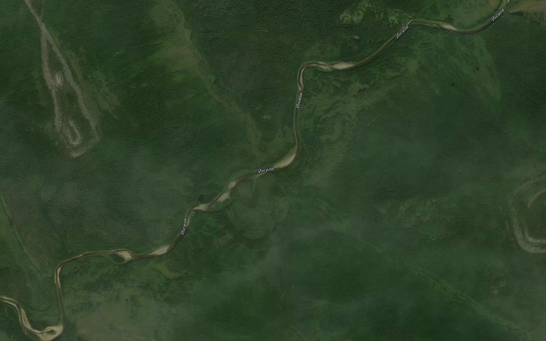 Satellite map of the Ogus