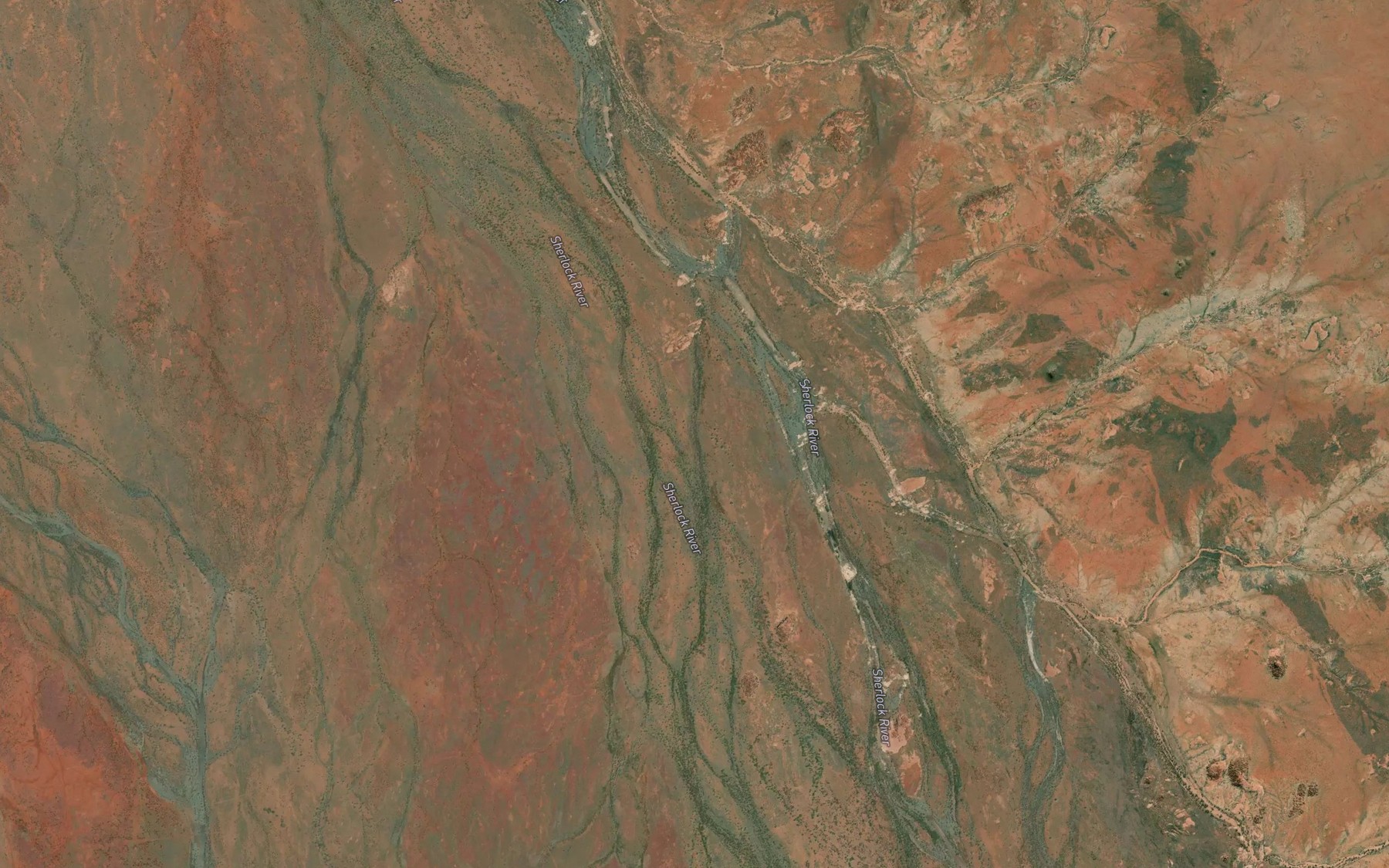 Satellite map of the Warroona Pool