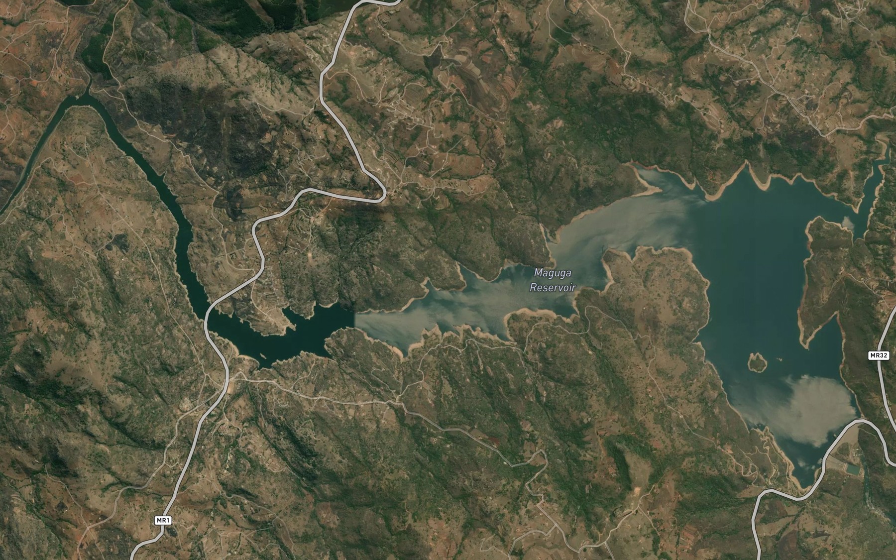 Satellite map of the Mhlatane