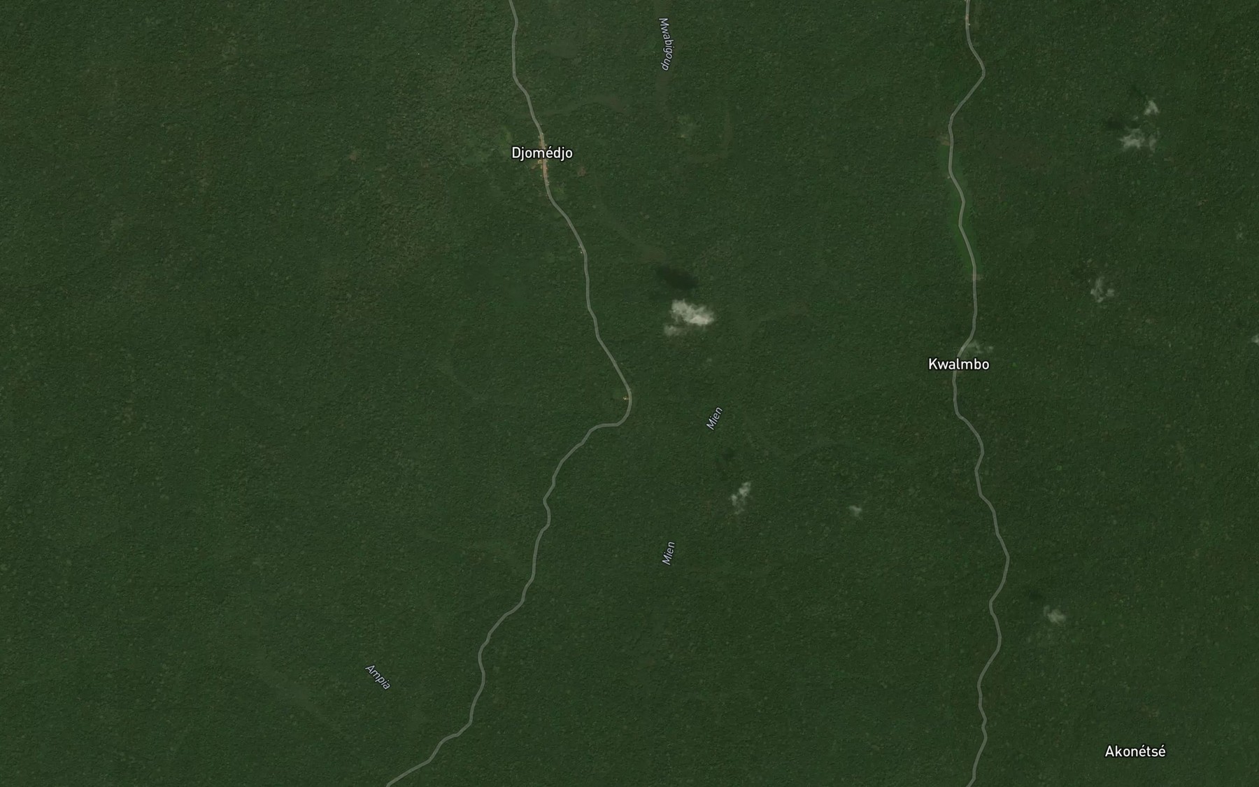 Satellite map of the Mabili