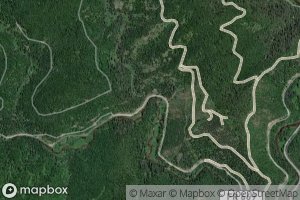Satellite map of the Elk Creek