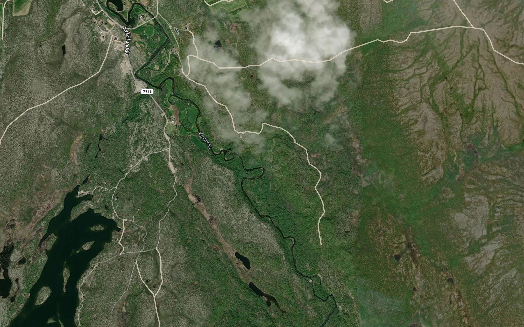 Satellite map of the Magejohka