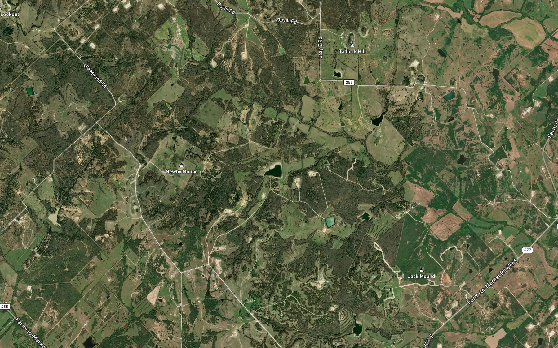 Satellite map of the Soil Conservation Service Site 23 Reservoir