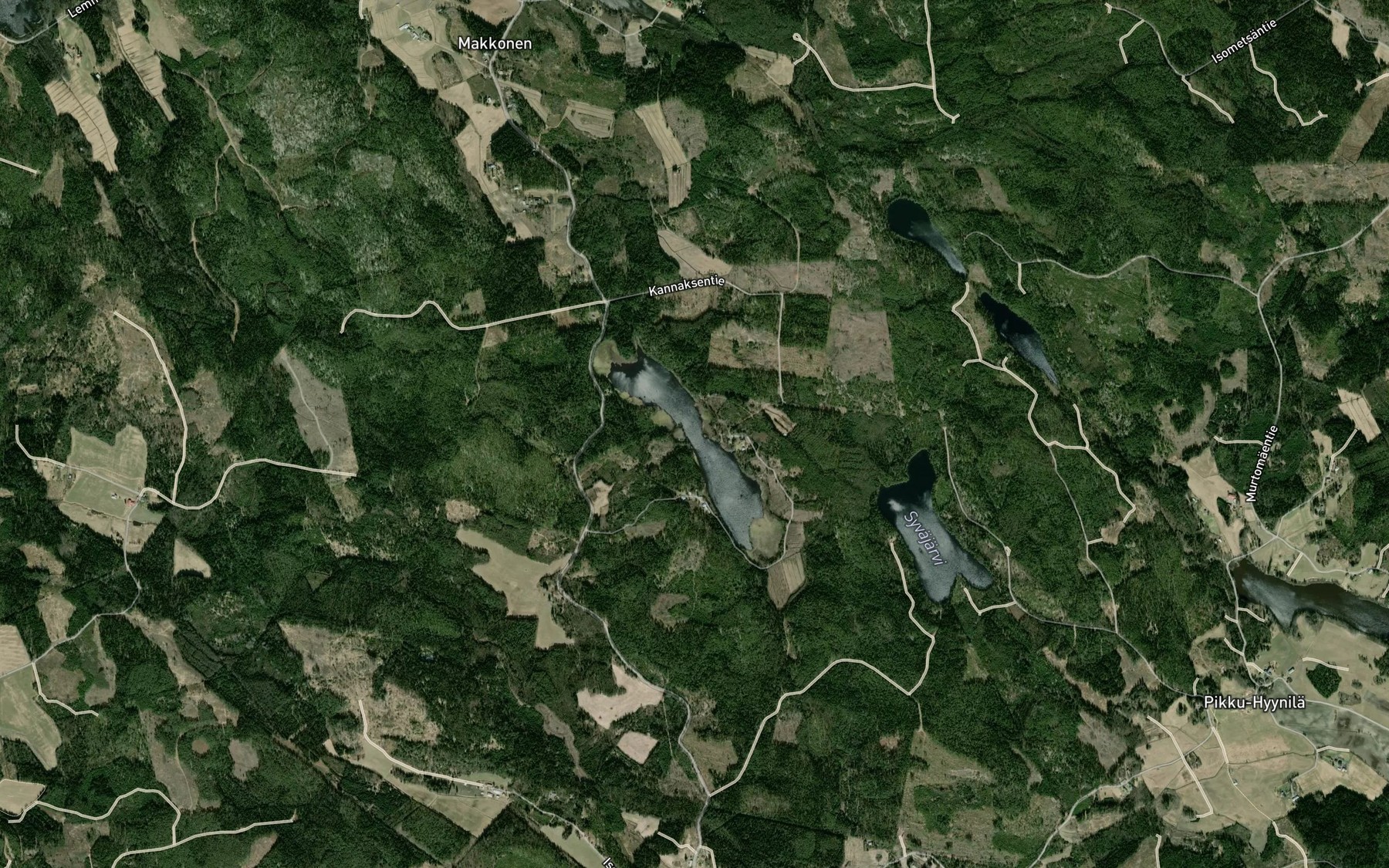 Satellite map of the Matalajarvi