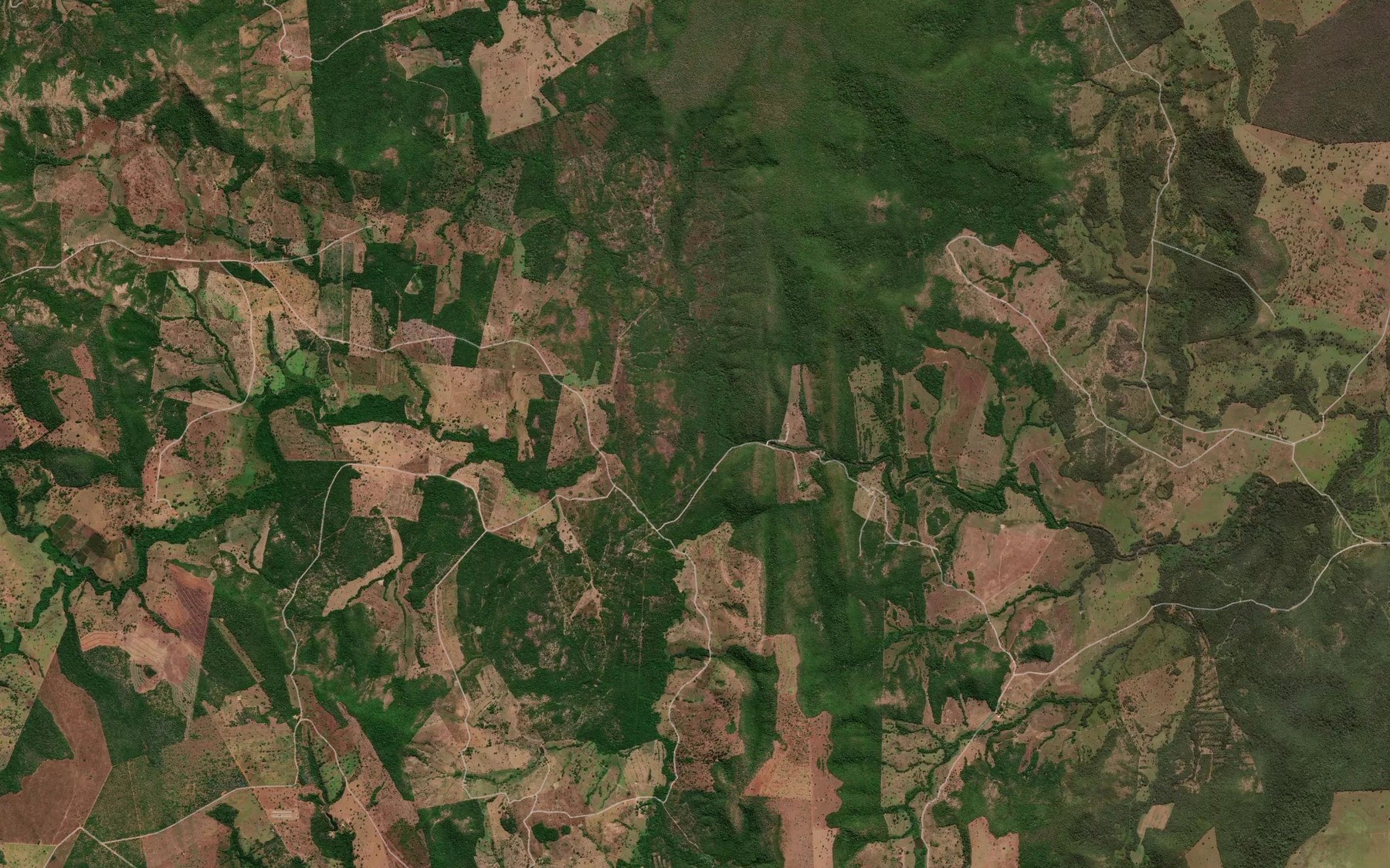 Satellite map of the Corrego Vale Verde