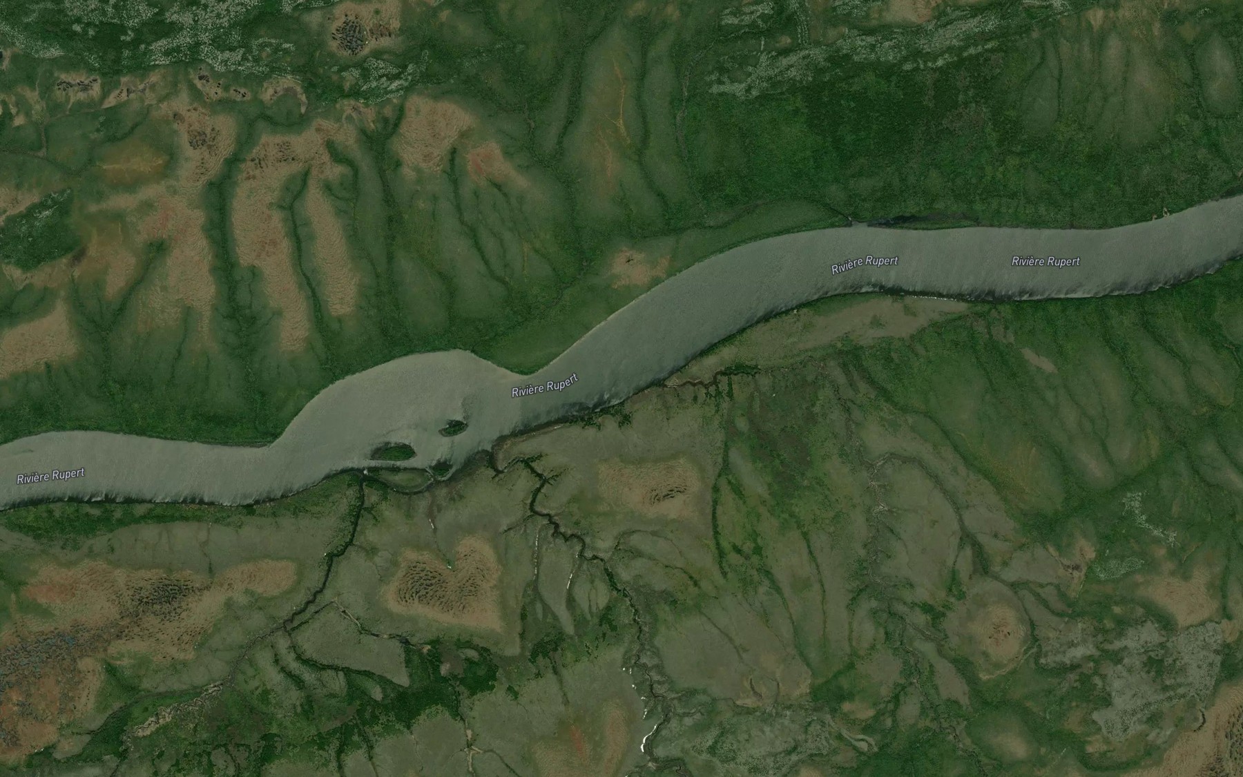 Satellite map of the Ruisseau Twami Chekap