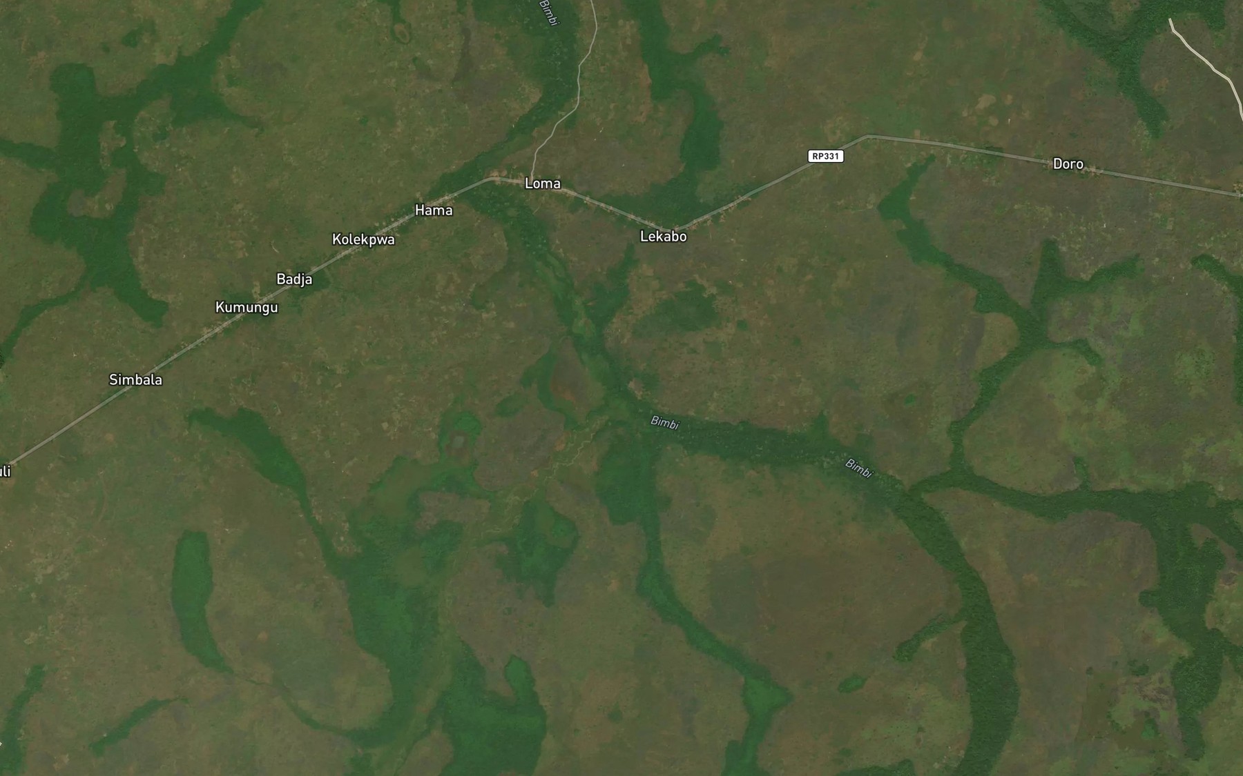 Satellite map of the Lole