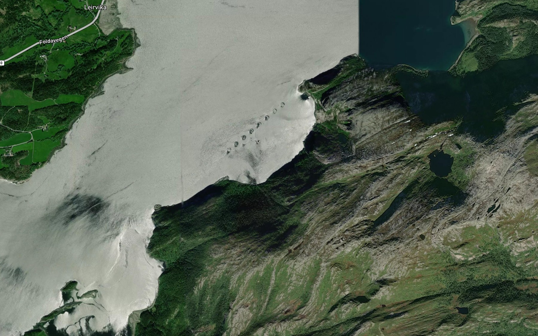 Satellite map of the Kalvhagan