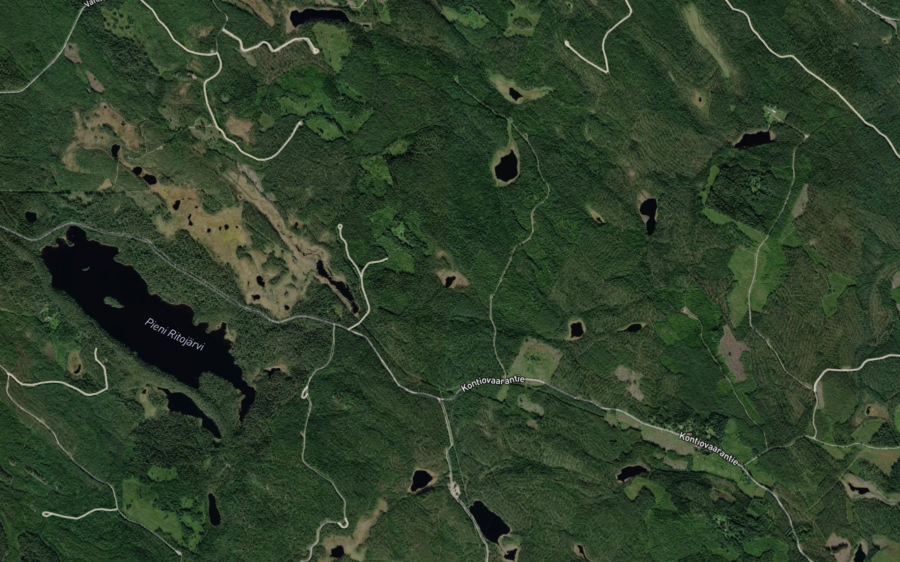 Satellite map of the Haukilampi