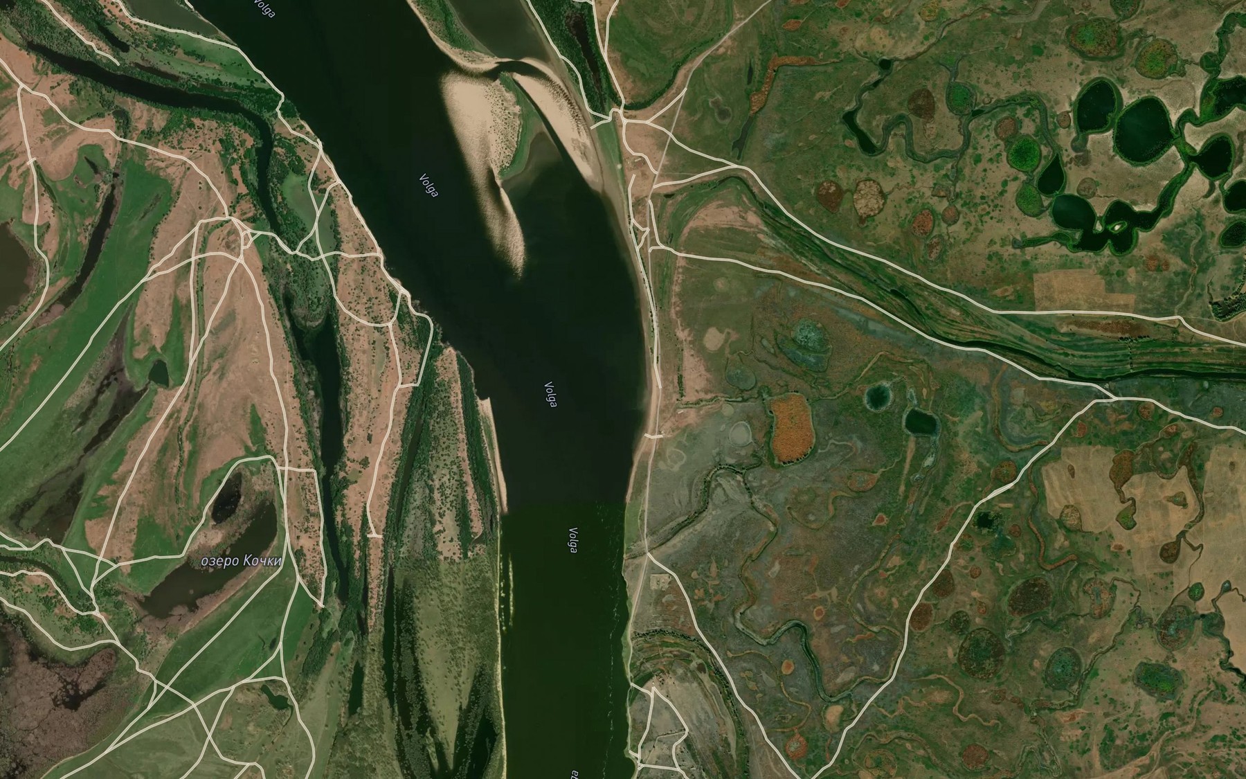 Satellite map of the Yerik Kharavalin