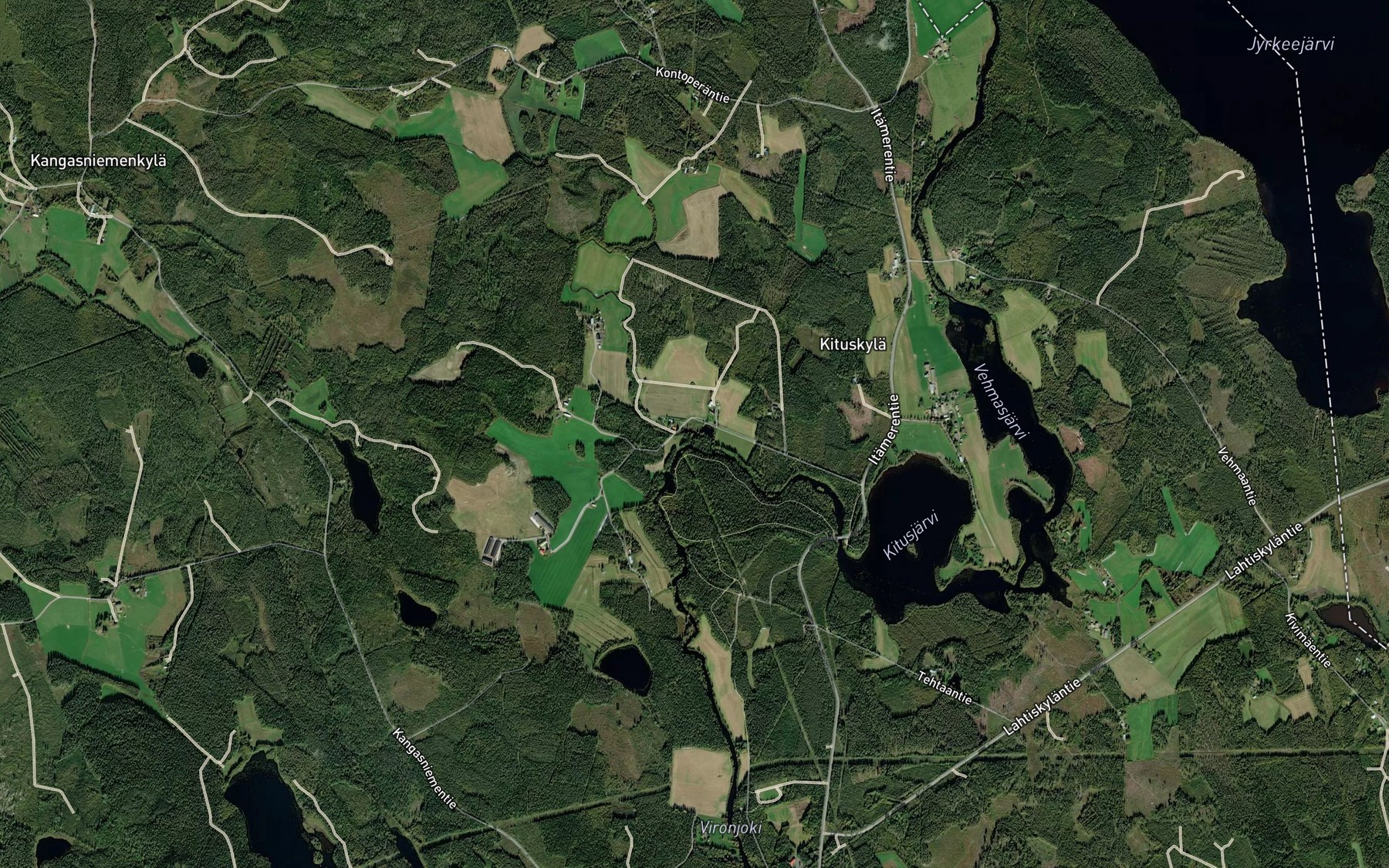 Satellite map of the Koikero