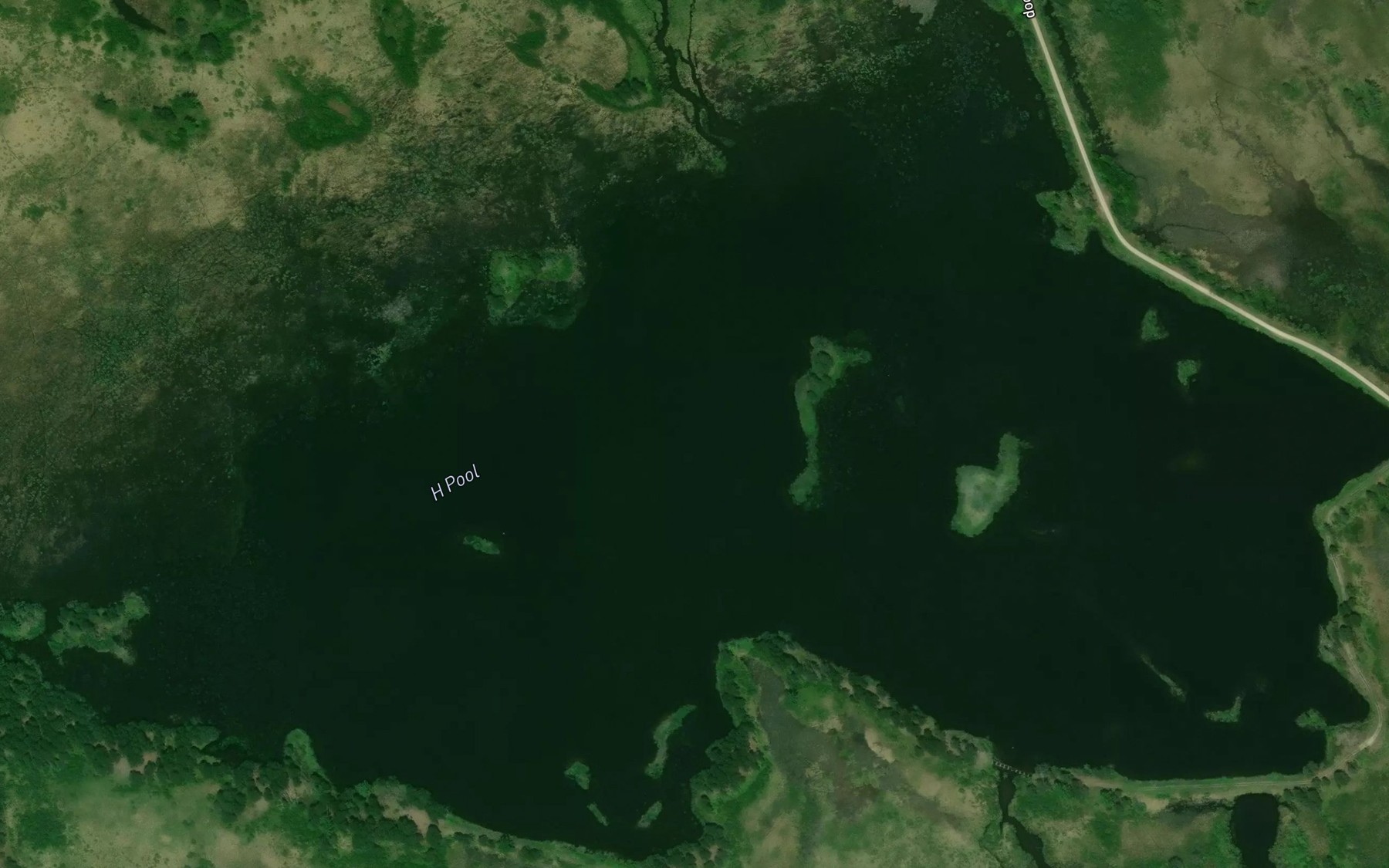 Satellite map of the H Pool